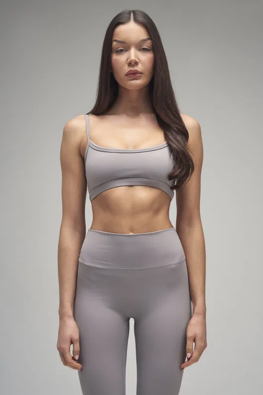 Kaiia Sculpt Scoop Neck Bralette Dove Grey made by Kaiia the label