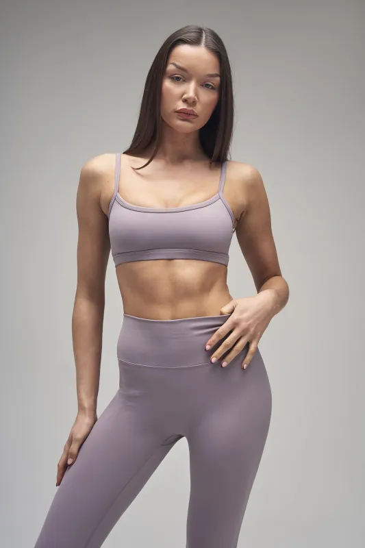 Kaiia Sculpt Scoop Neck Bralette Mauve made by Kaiia the label