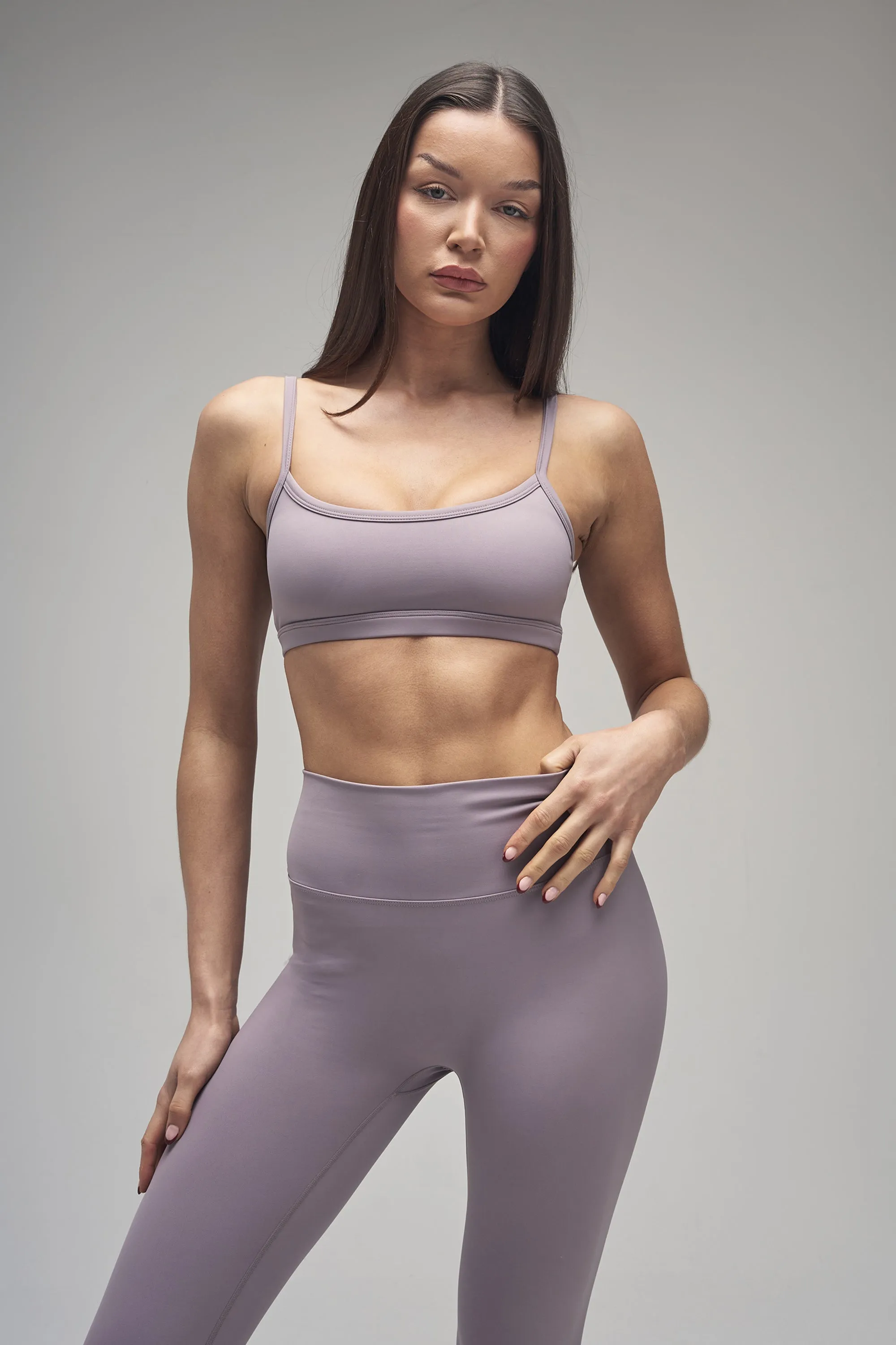 Kaiia Sculpt Scoop Neck Bralette Mauve sold by Kaiia the label