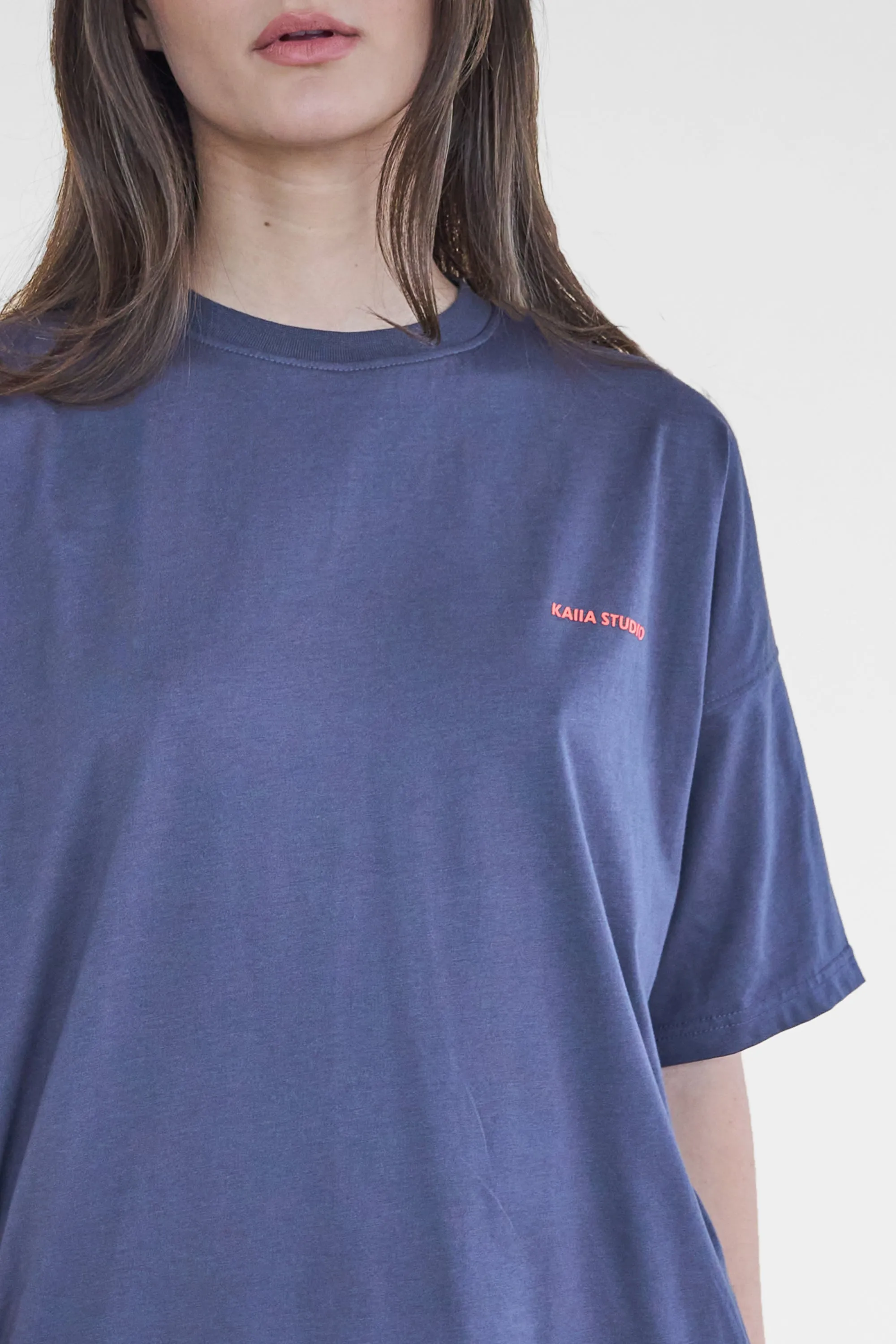 Kaiia Studio Oversized T-shirt Charcoal sold by Kaiia the label product image thumbnail 2
