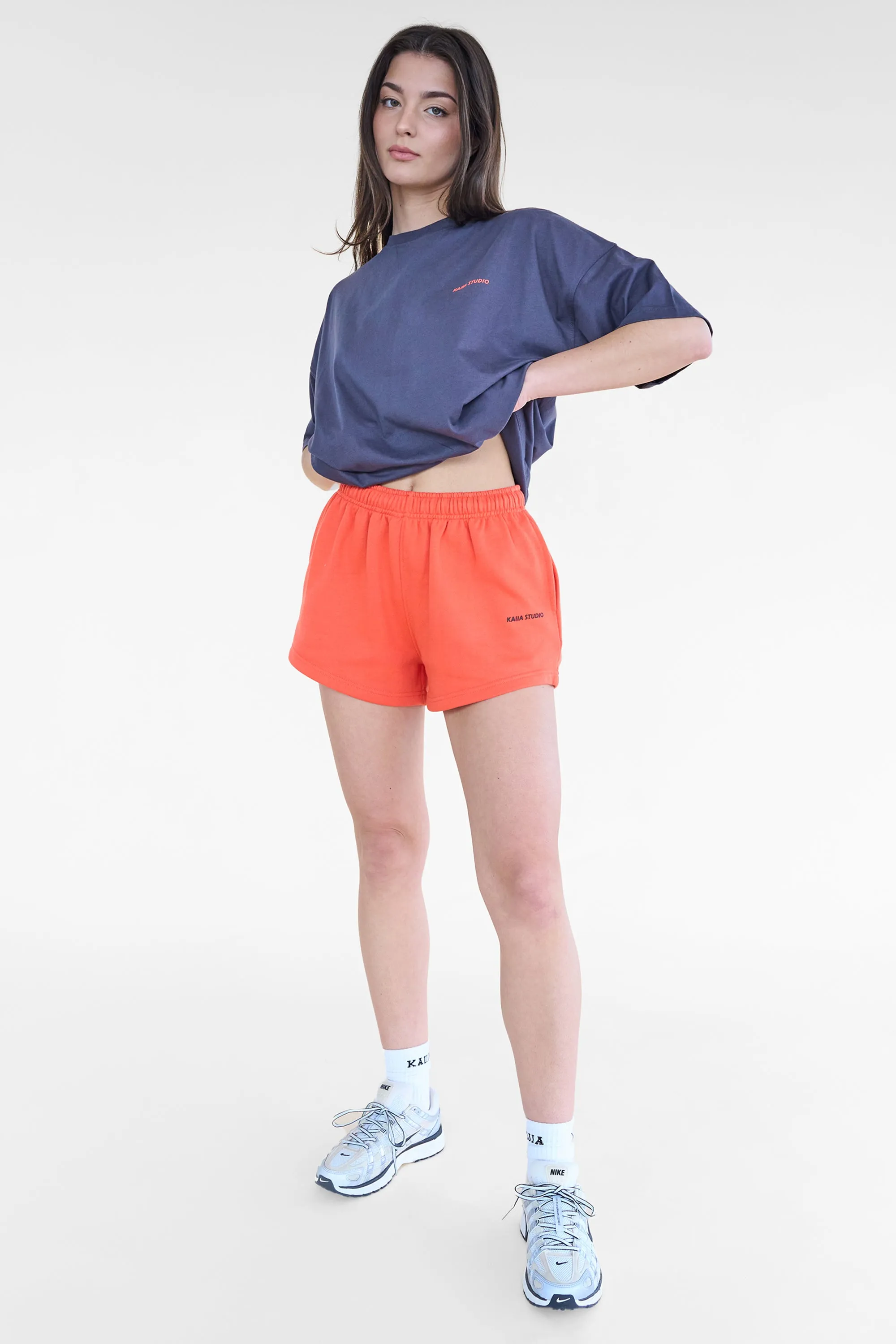 Kaiia Studio Oversized T-shirt Charcoal sold by Kaiia the label product image thumbnail 4