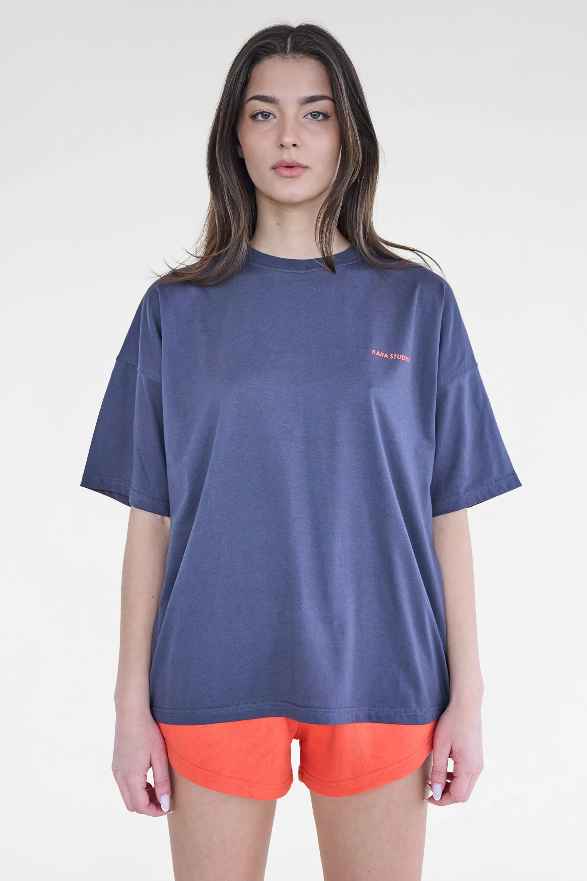 Kaiia Studio Oversized T-shirt Charcoal sold by Kaiia the label