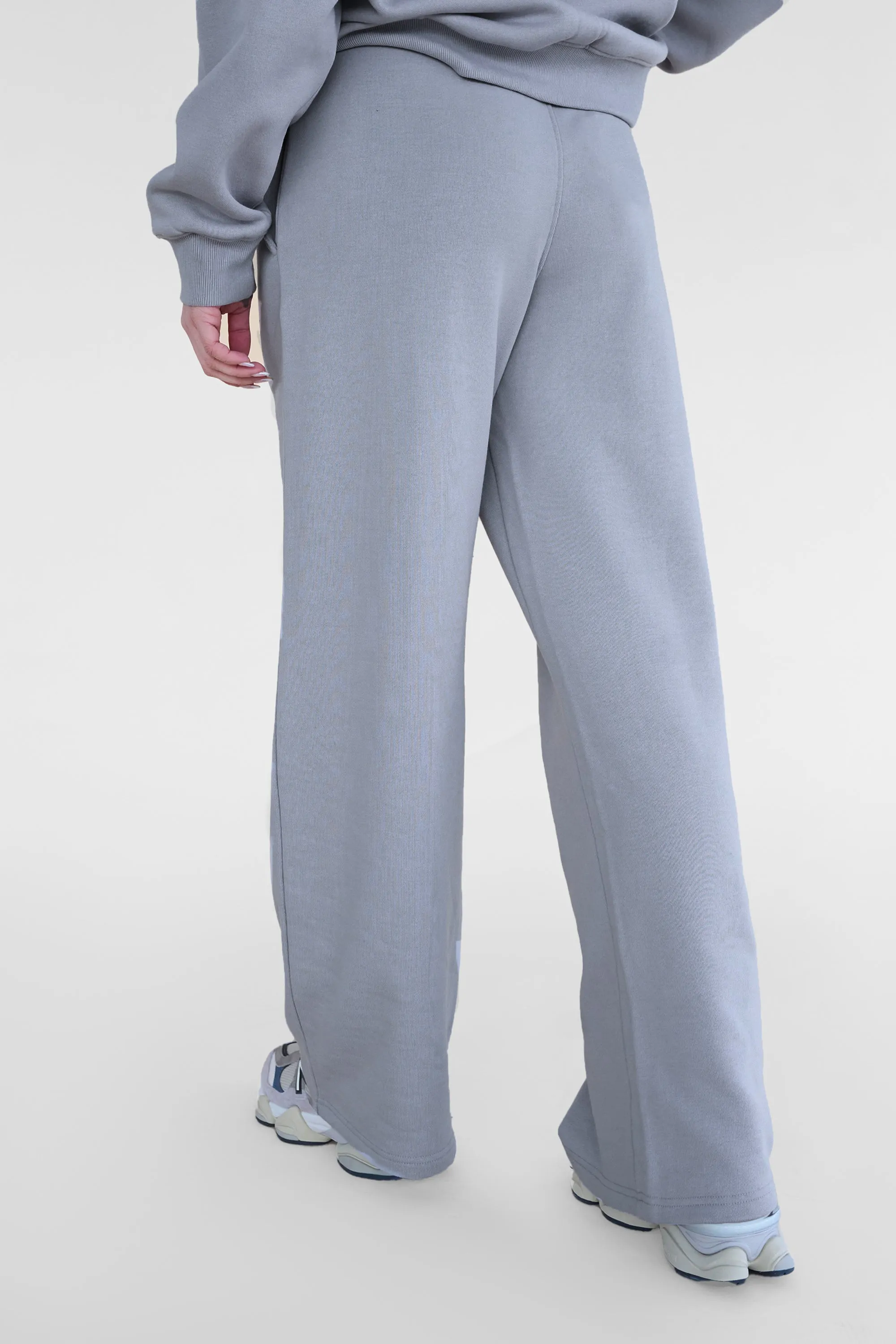 Kaiia Studio Baggy Wide Leg Sweat Pants Grey sold by Kaiia the label product image thumbnail 3
