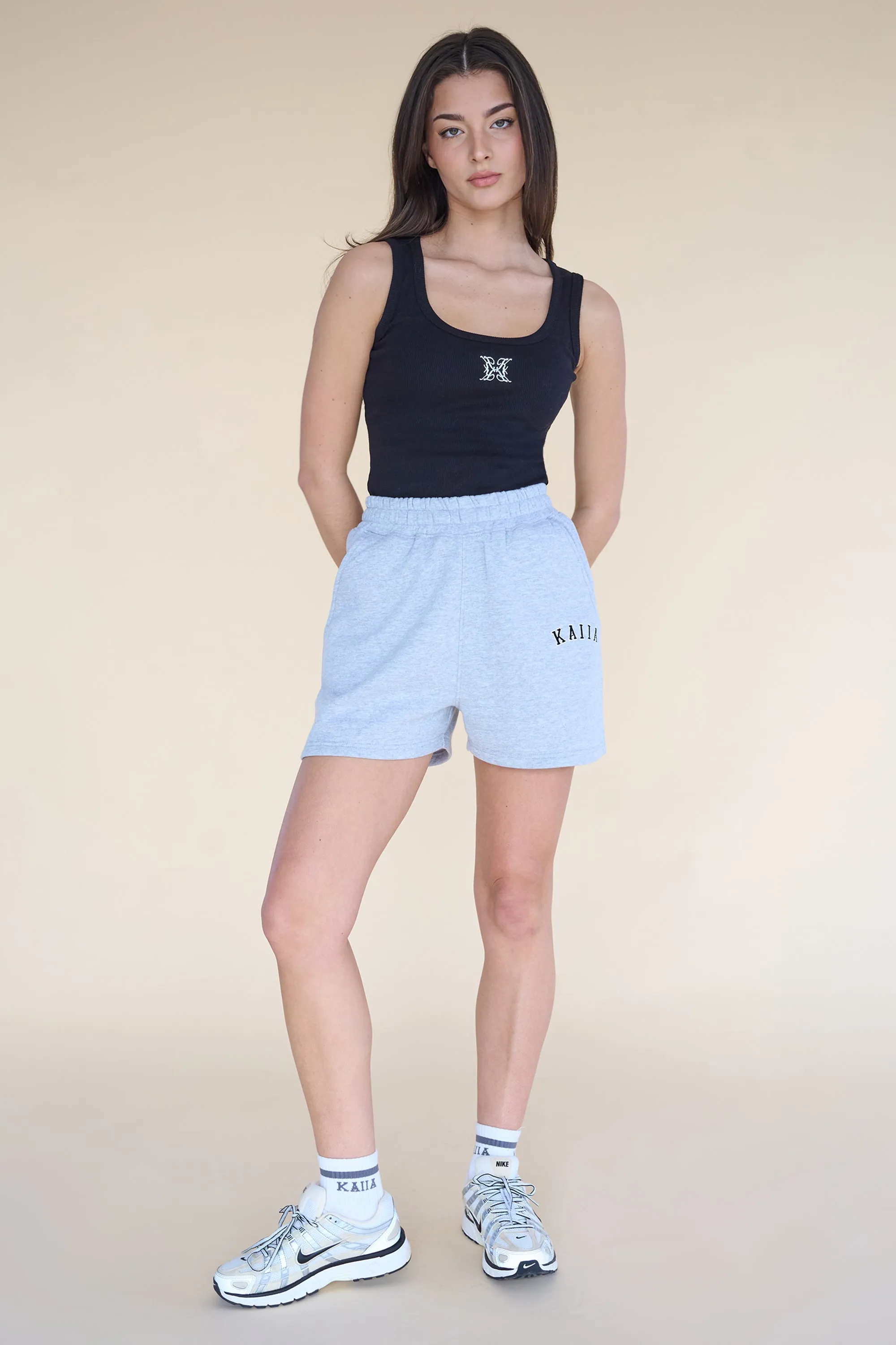 Kaiia Logo Vest Top Black sold by Kaiia the label product image thumbnail 4