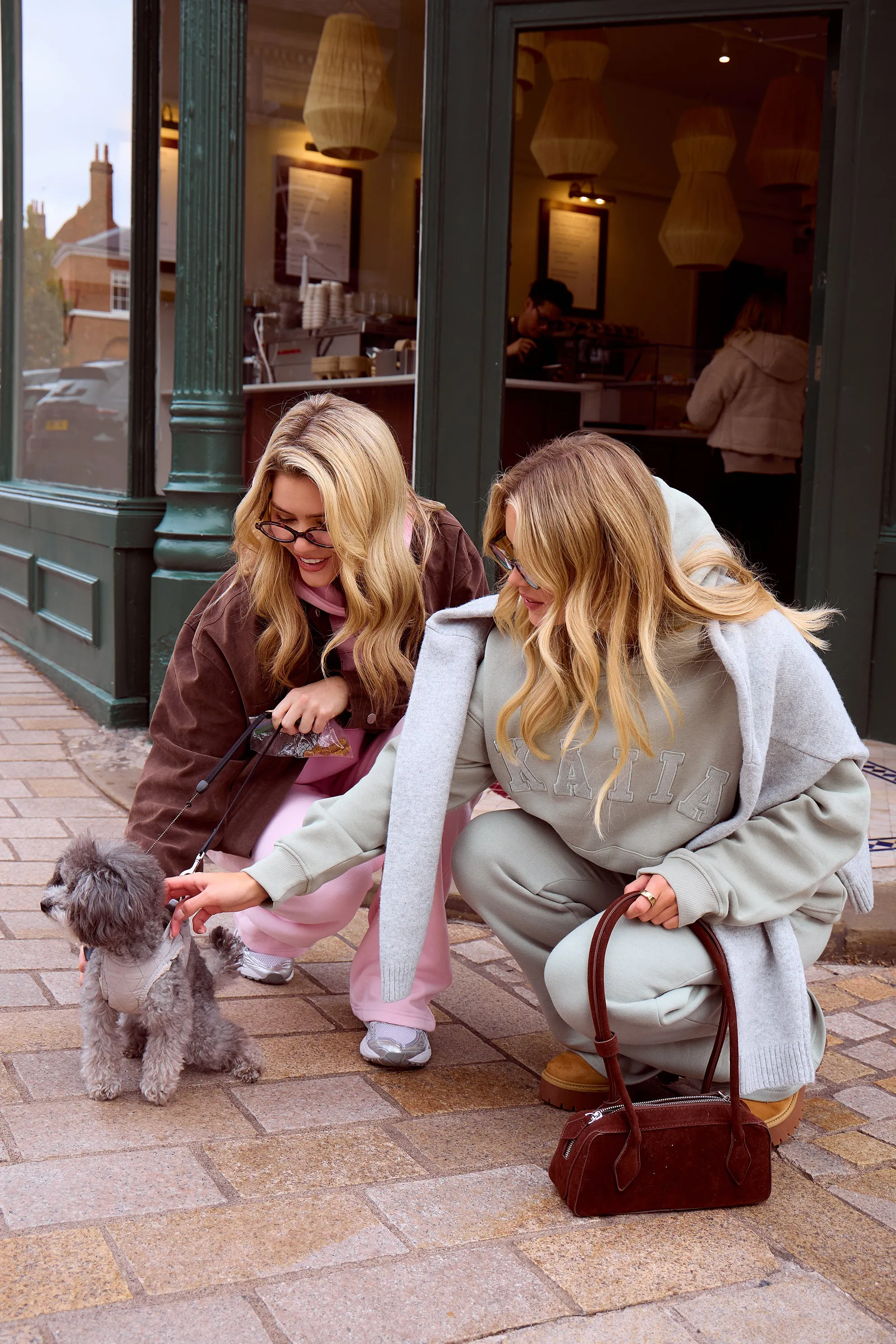 Kaiia Slogan Oversized Hoodie Sage Green sold by Kaiia the label product image thumbnail 4