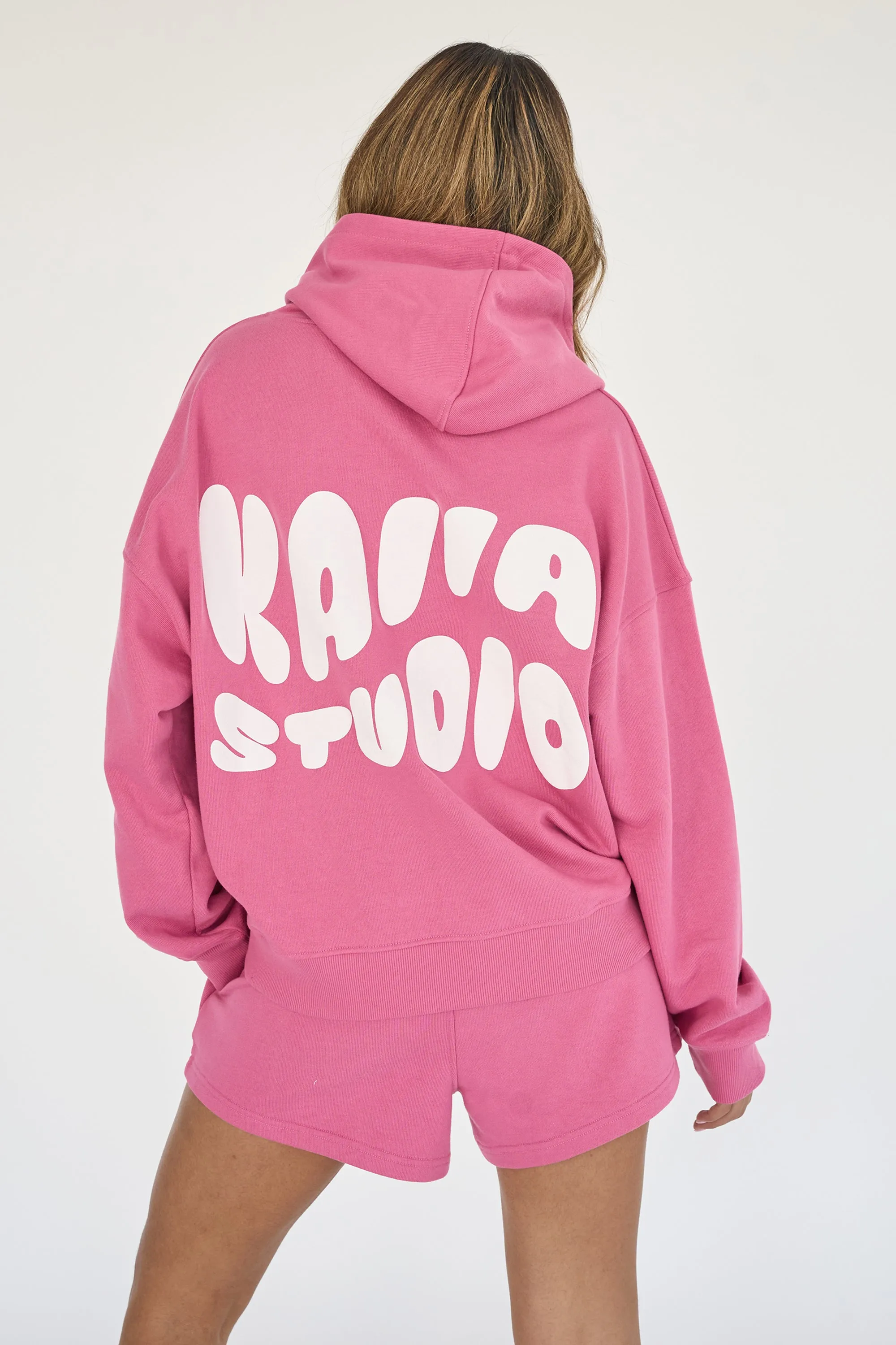 Kaiia Studio Bubble Logo Oversized Hoodie Pink sold by Kaiia the label product image thumbnail 5