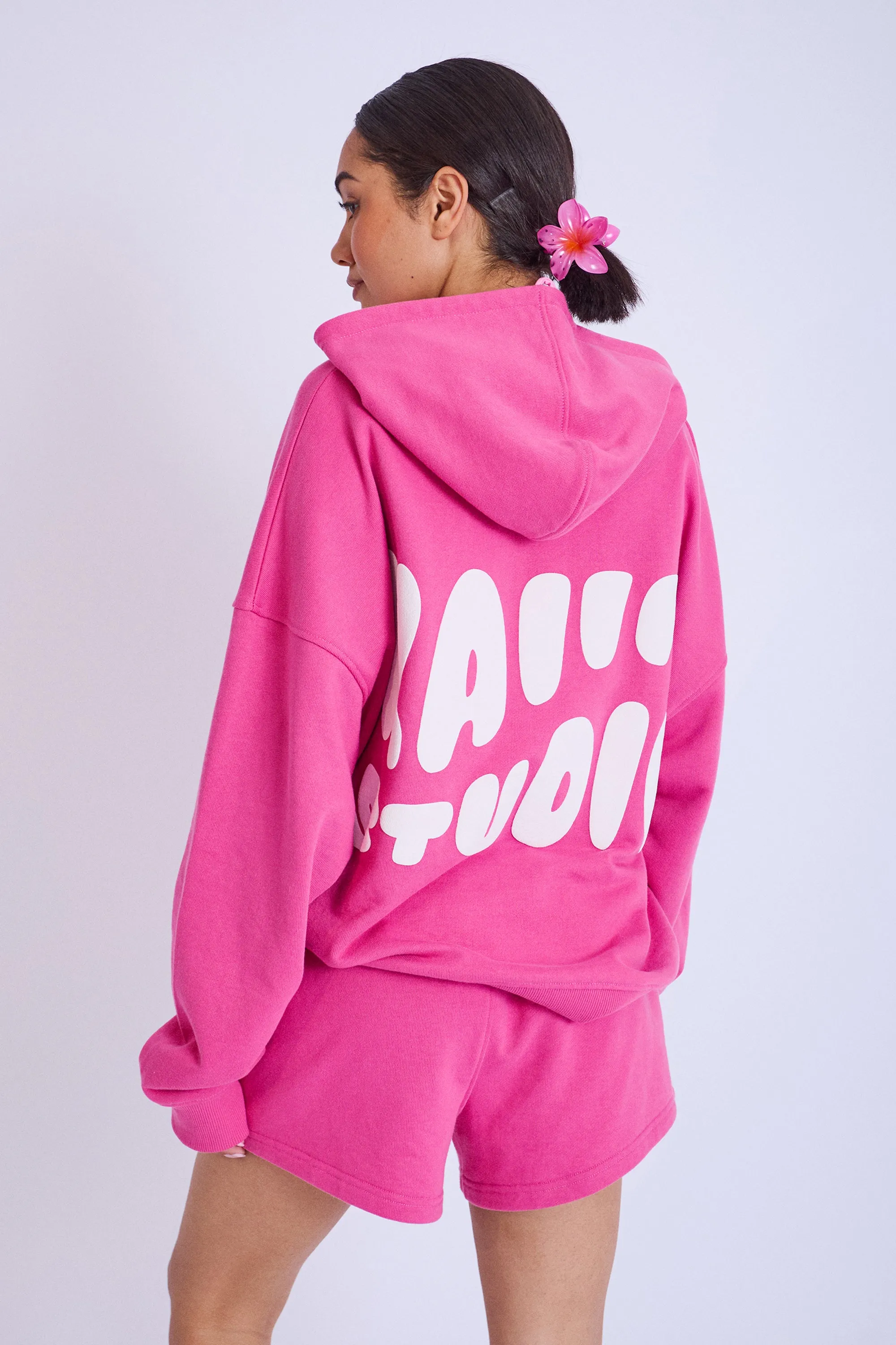 Kaiia Studio Bubble Logo Oversized Hoodie Pink sold by Kaiia the label