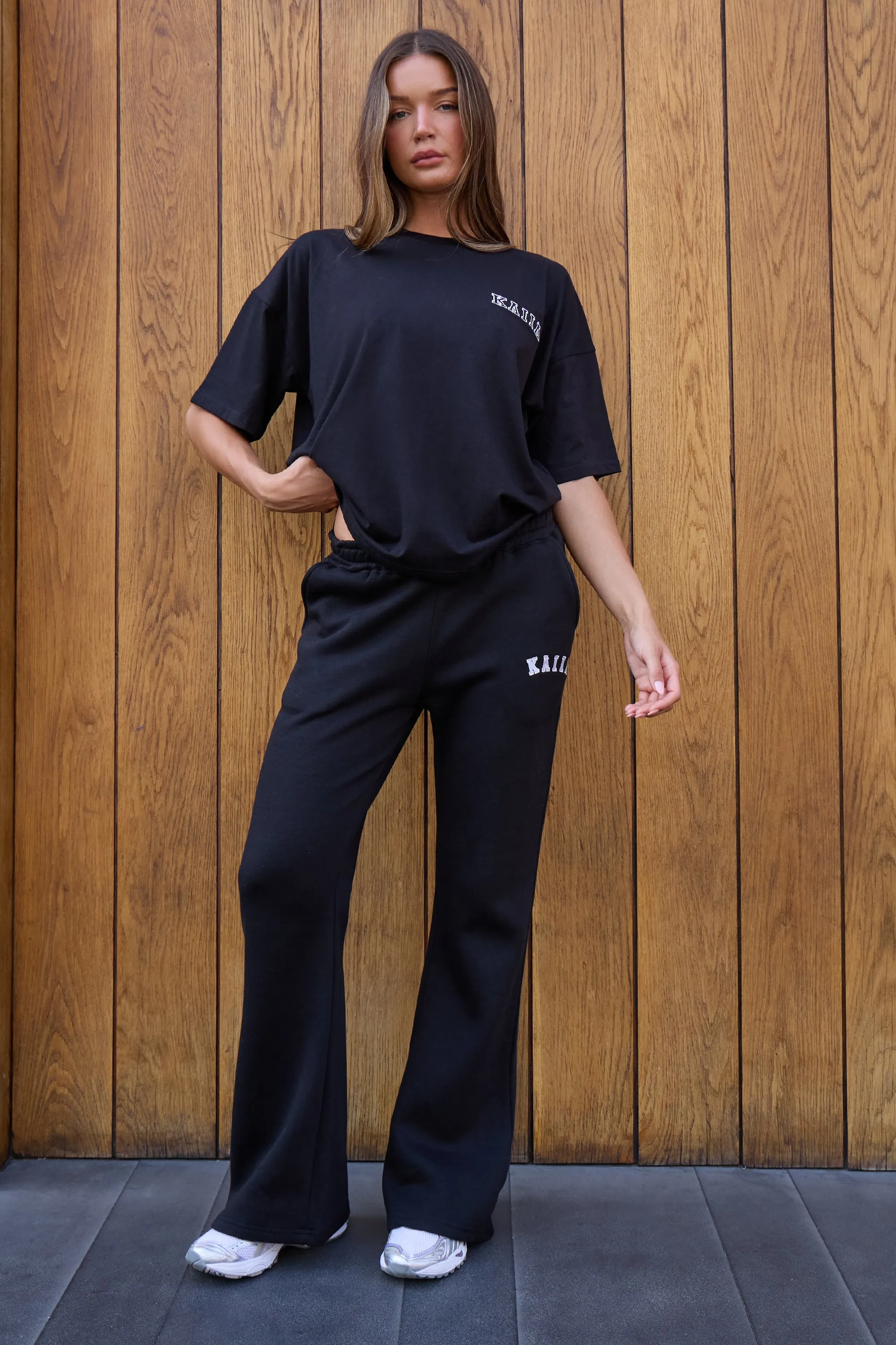 Kaiia Logo Oversized T-shirt in Black sold by Kaiia the label product image thumbnail 3
