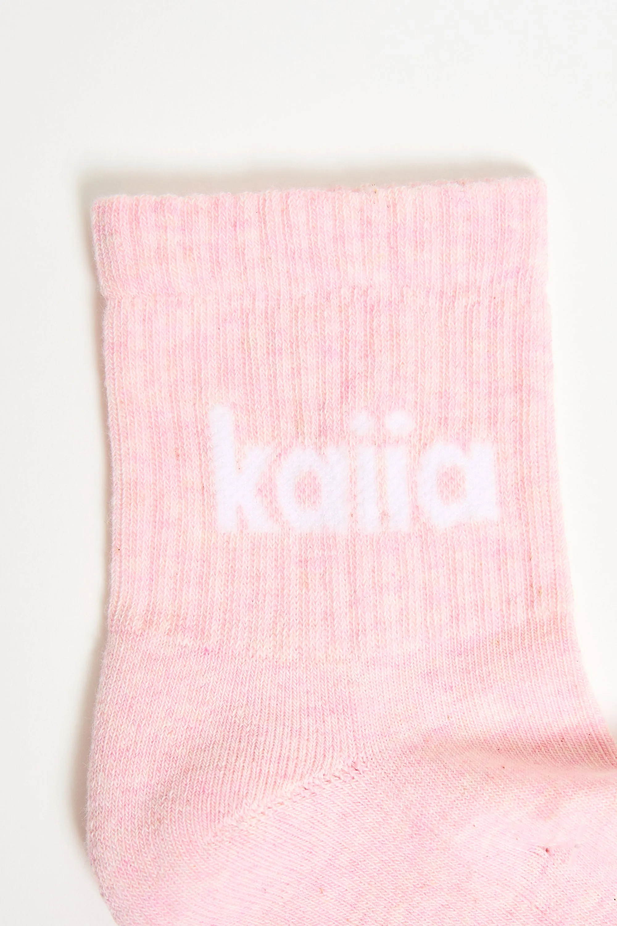 Kaiia Pack of Three Logo Socks Pink, Blue & Grey Marl sold by Kaiia the label product image thumbnail 3