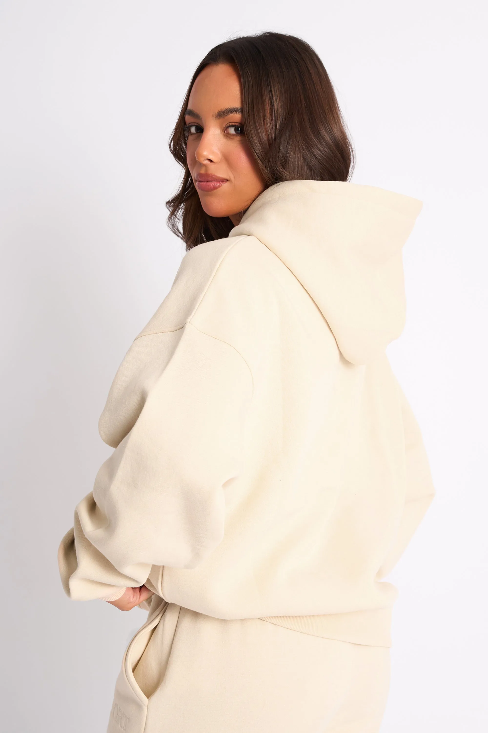Kaiia Sport Oversized Hoodie Buttercream sold by Kaiia the label product image thumbnail 2