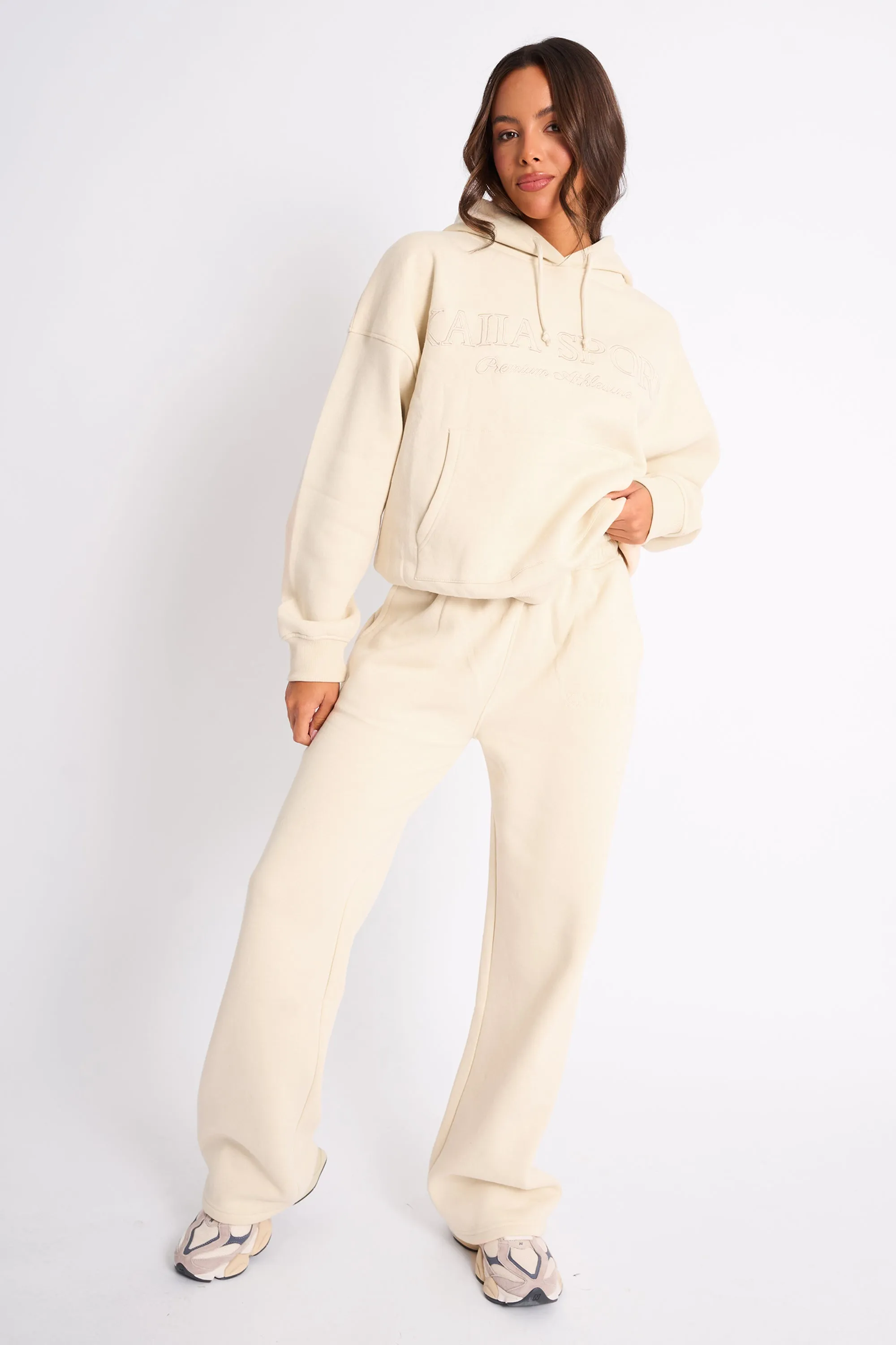 Kaiia Sport Oversized Hoodie Buttercream sold by Kaiia the label product image thumbnail 3