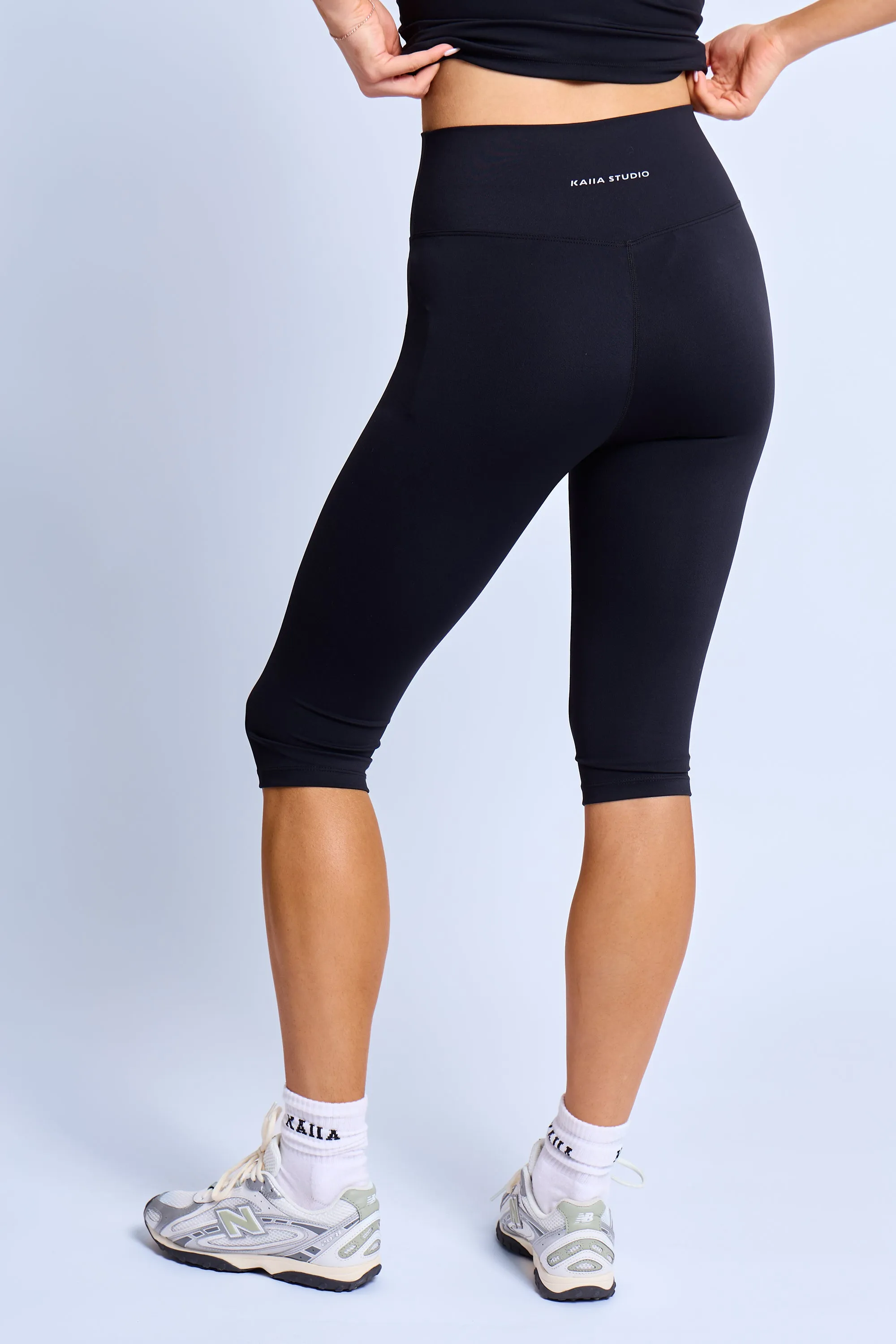 Kaiia Sculpt Capri Leggings Black sold by Kaiia the label product image thumbnail 4