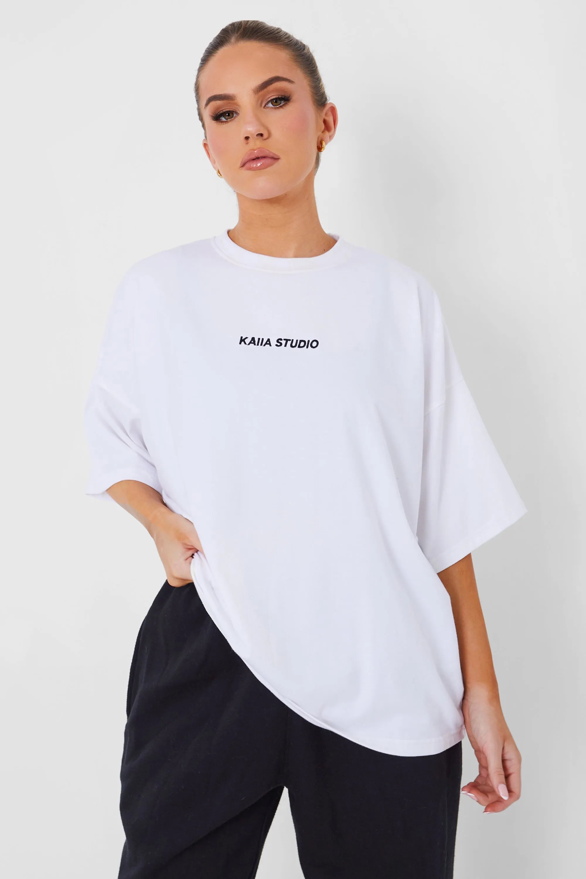 Kaiia Studio Oversized T-shirt White sold by Kaiia the label