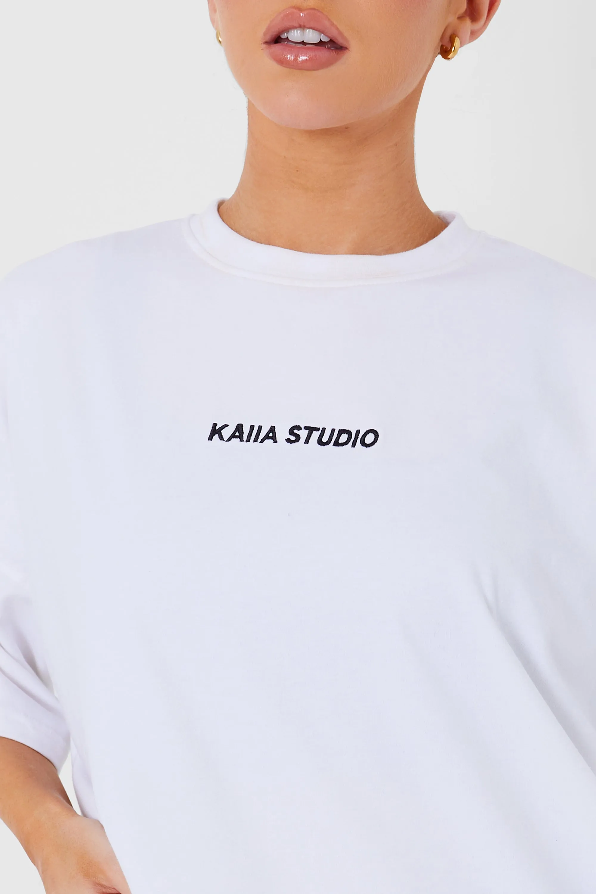 Kaiia Studio Oversized T-shirt White sold by Kaiia the label product image thumbnail 3