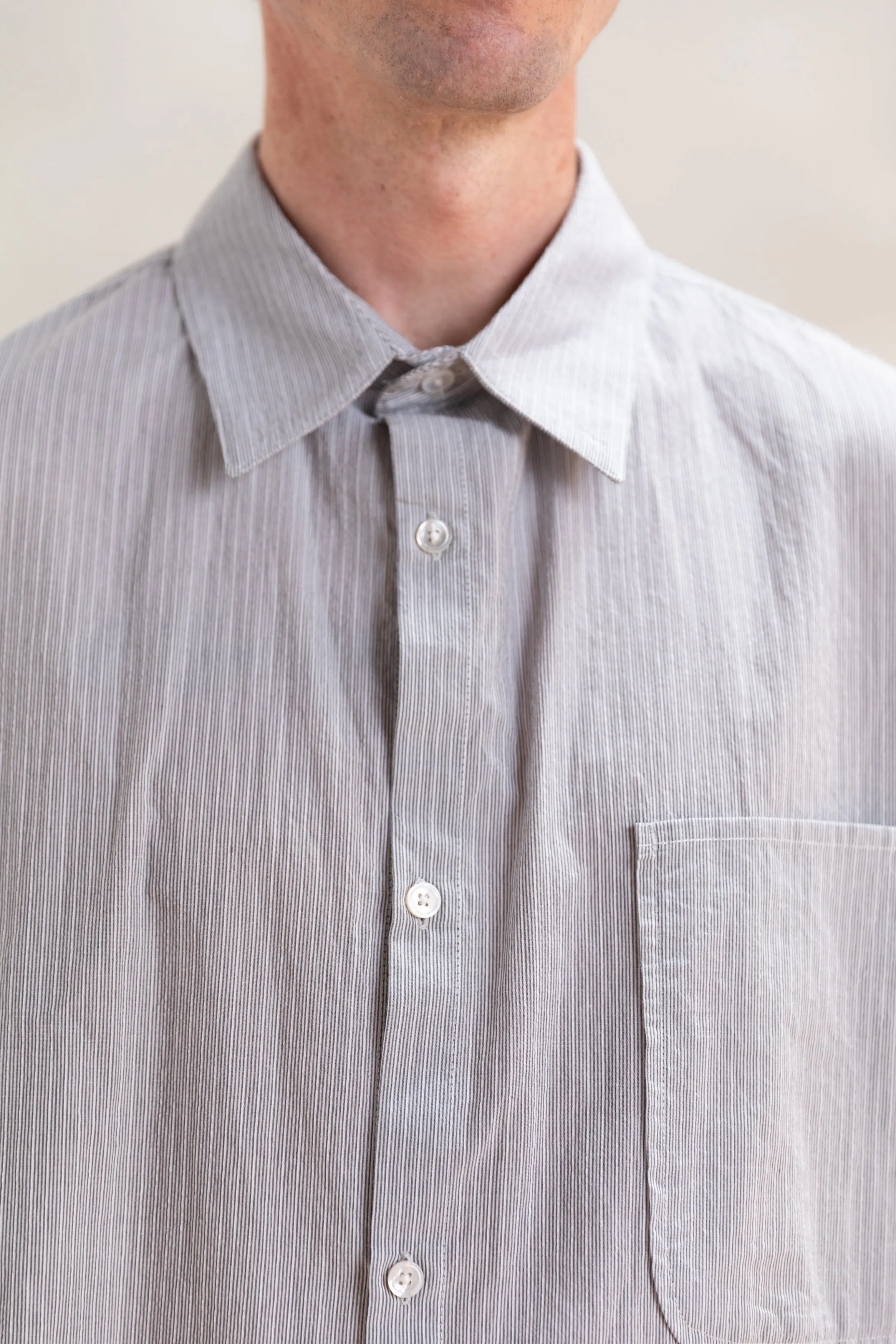 OFFICE SHIRT IN GREY CORDLANE sold by Boswell product image thumbnail 2