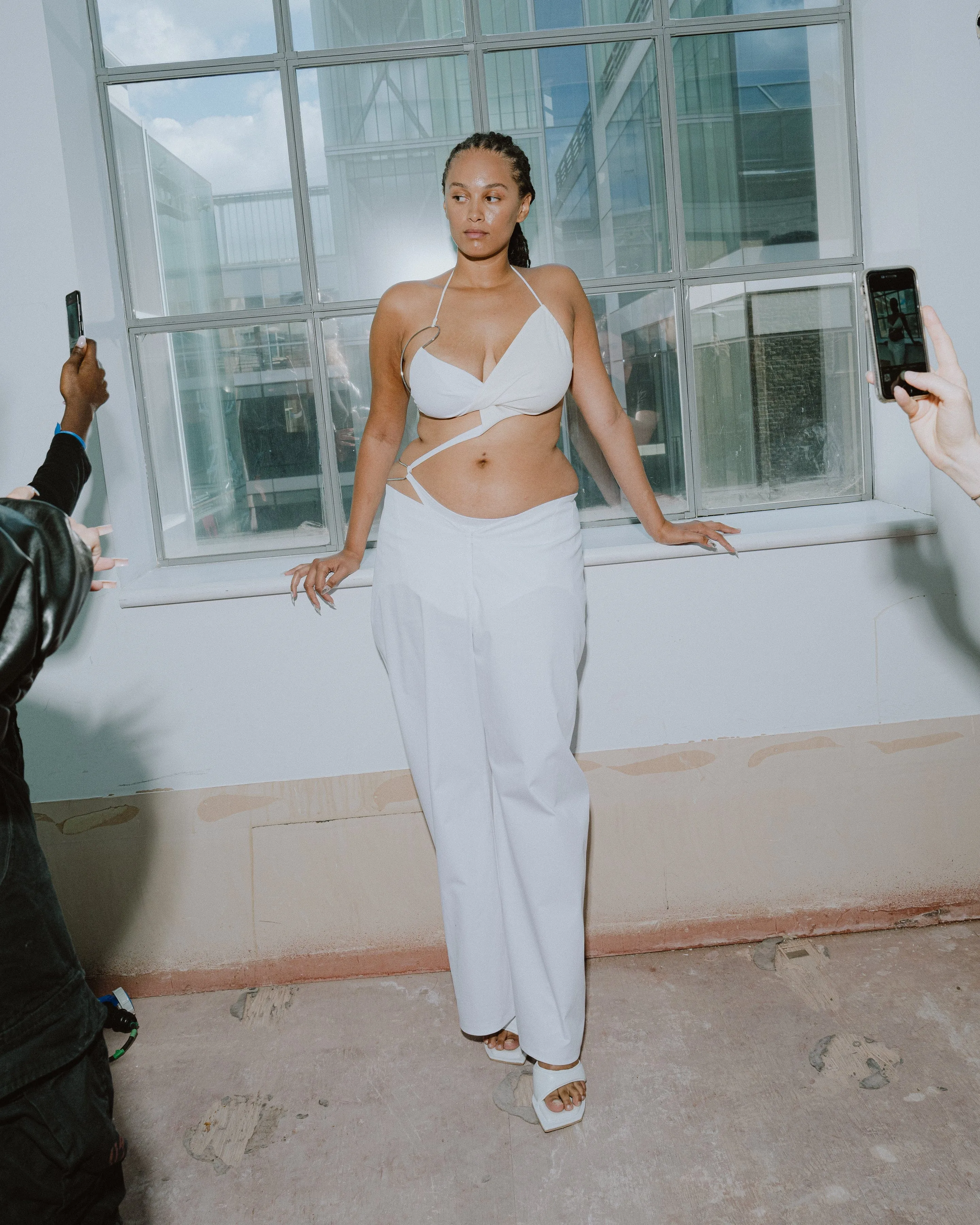 Barely There Twisted Top in Crepe sold by Karoline Vitto product image thumbnail 4