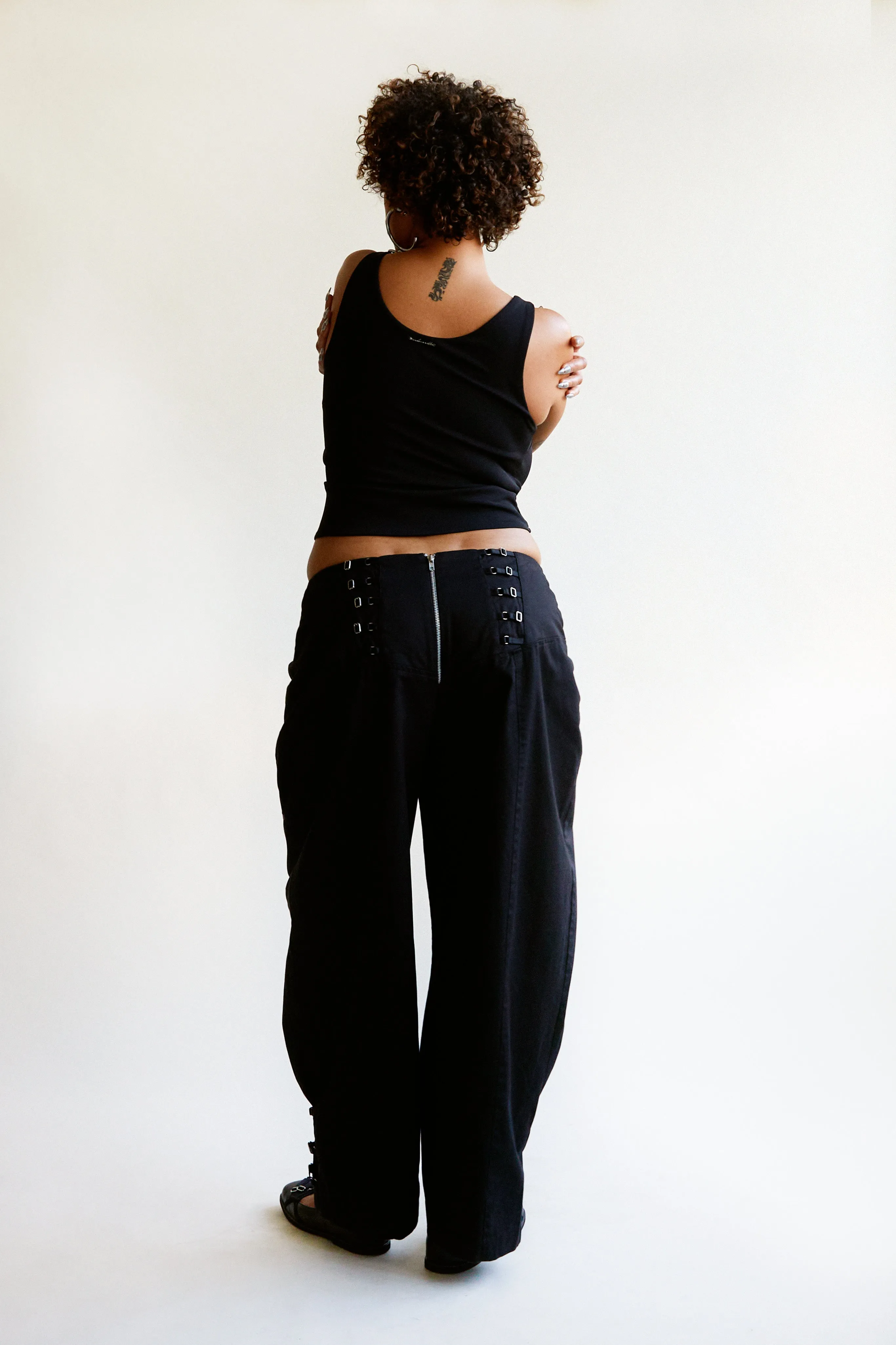 Multi Strap Boyfriend Trousers sold by Karoline Vitto product image thumbnail 2