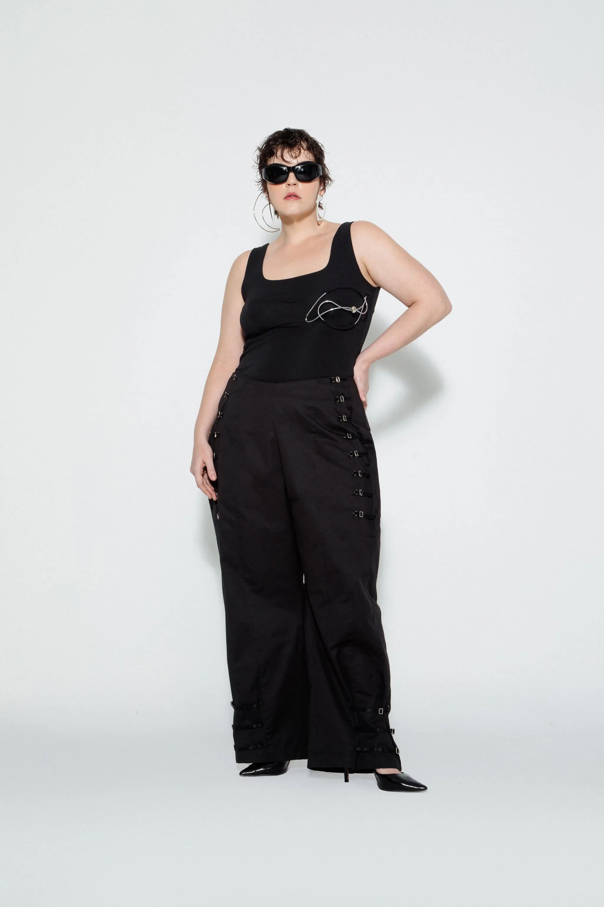 Multi Strap Boyfriend Trousers sold by Karoline Vitto product image thumbnail 4
