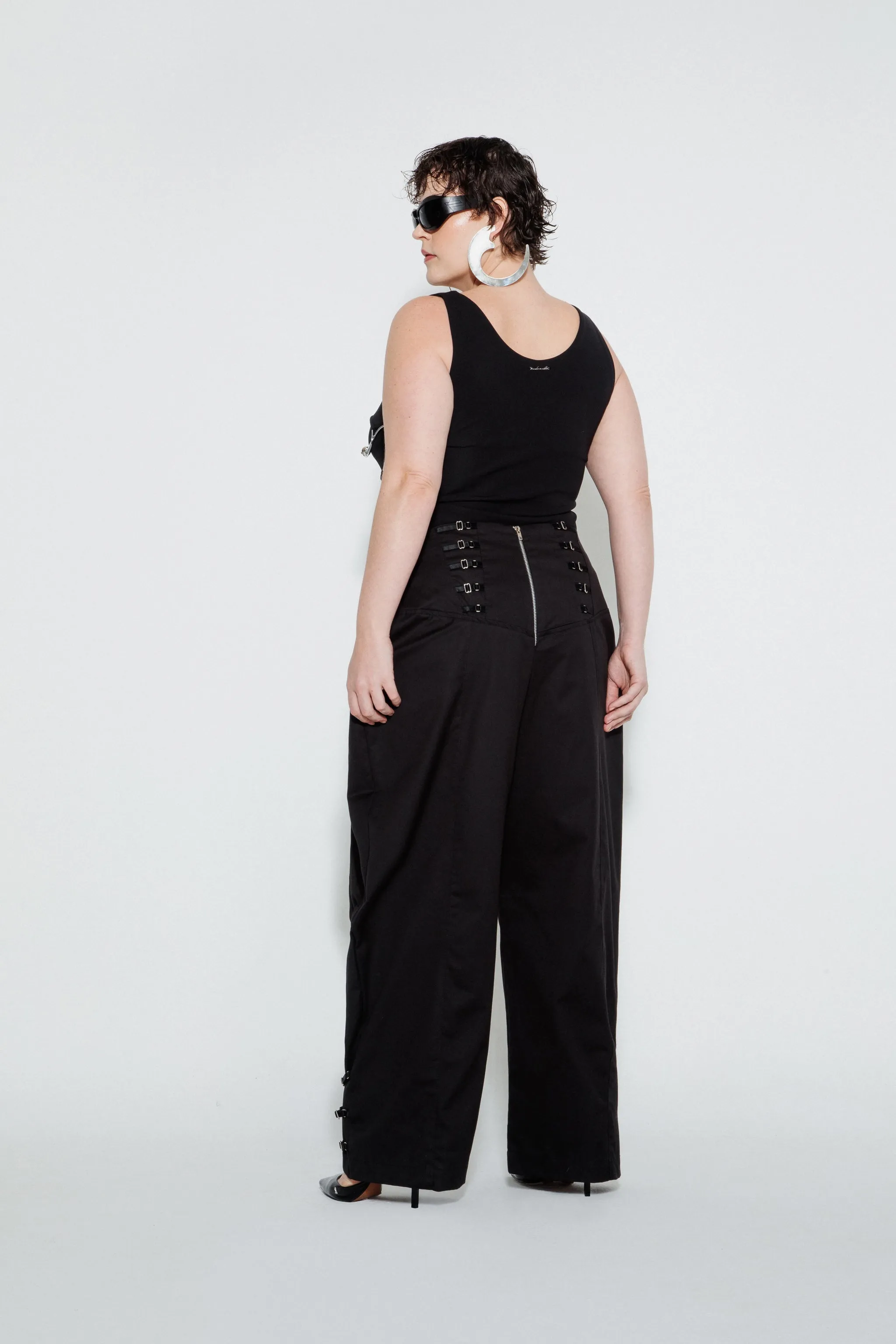 Multi Strap Boyfriend Trousers sold by Karoline Vitto product image thumbnail 5