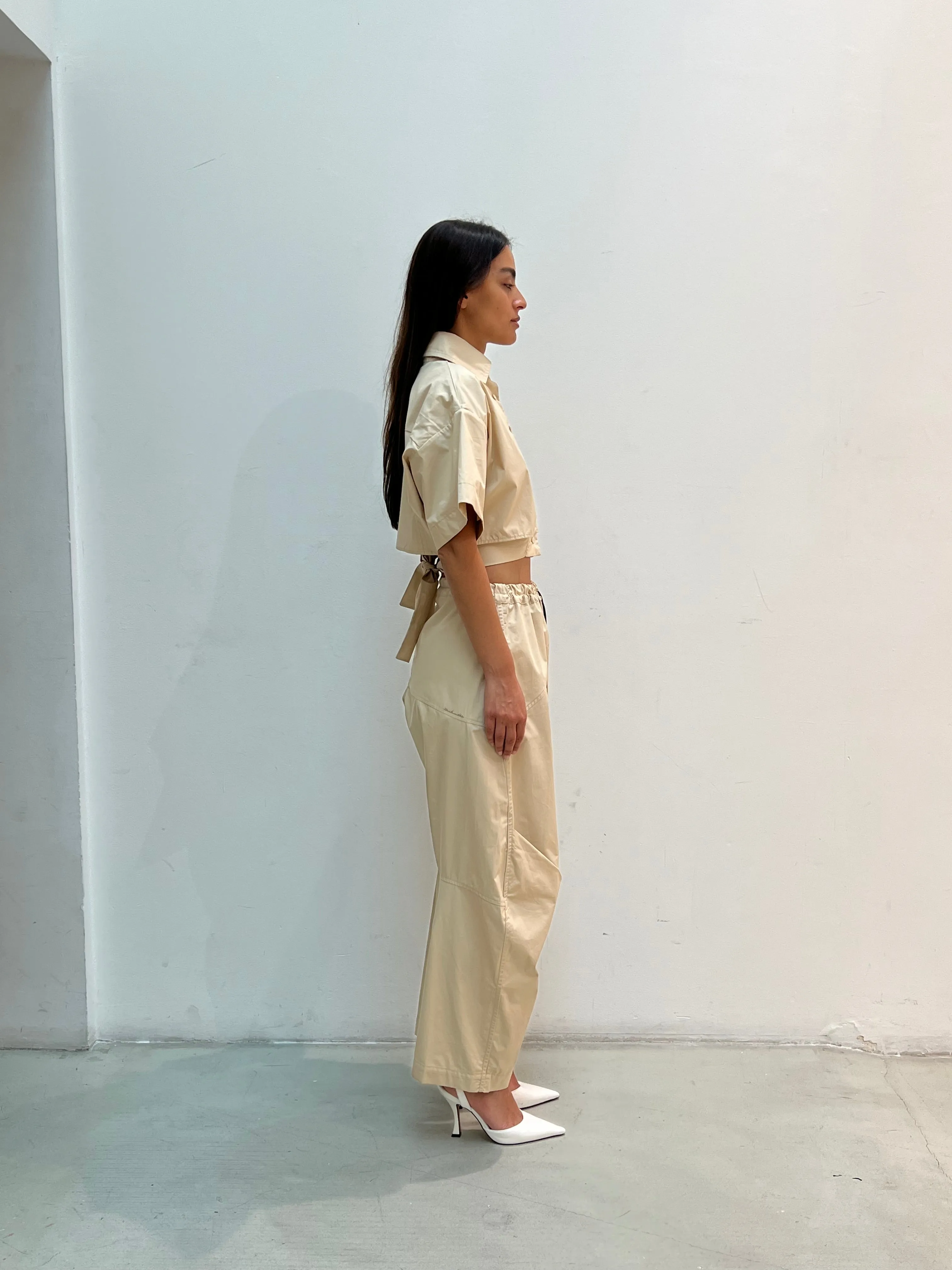 Double Elastic Cargo Trousers sold by Karoline Vitto product image thumbnail 5