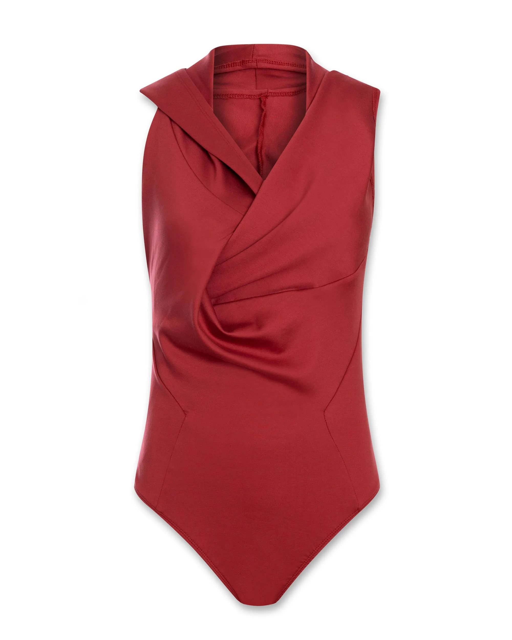 Draped Hood Bodysuit sold by Karoline Vitto product image thumbnail 4