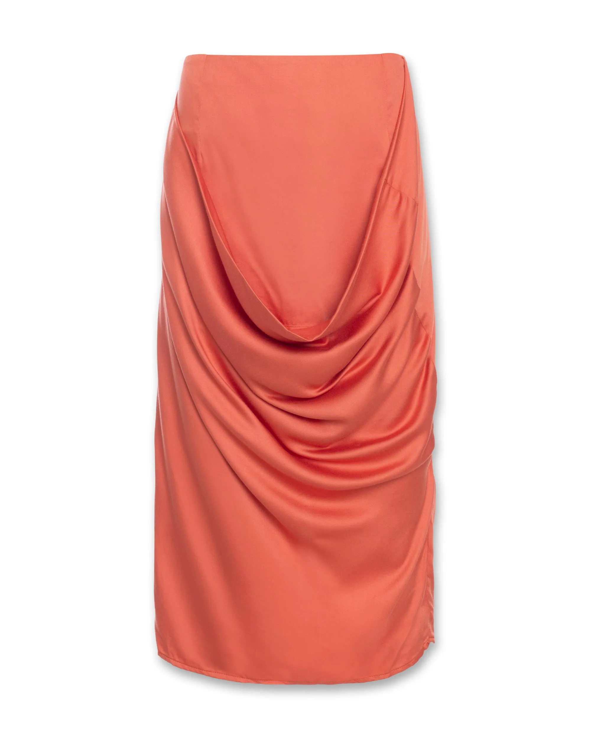 Cowl Midi Skirt sold by Karoline Vitto product image thumbnail 2
