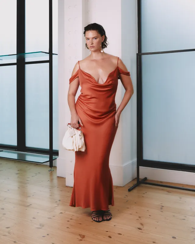 Mel Bias Cut Dress made by Karoline Vitto