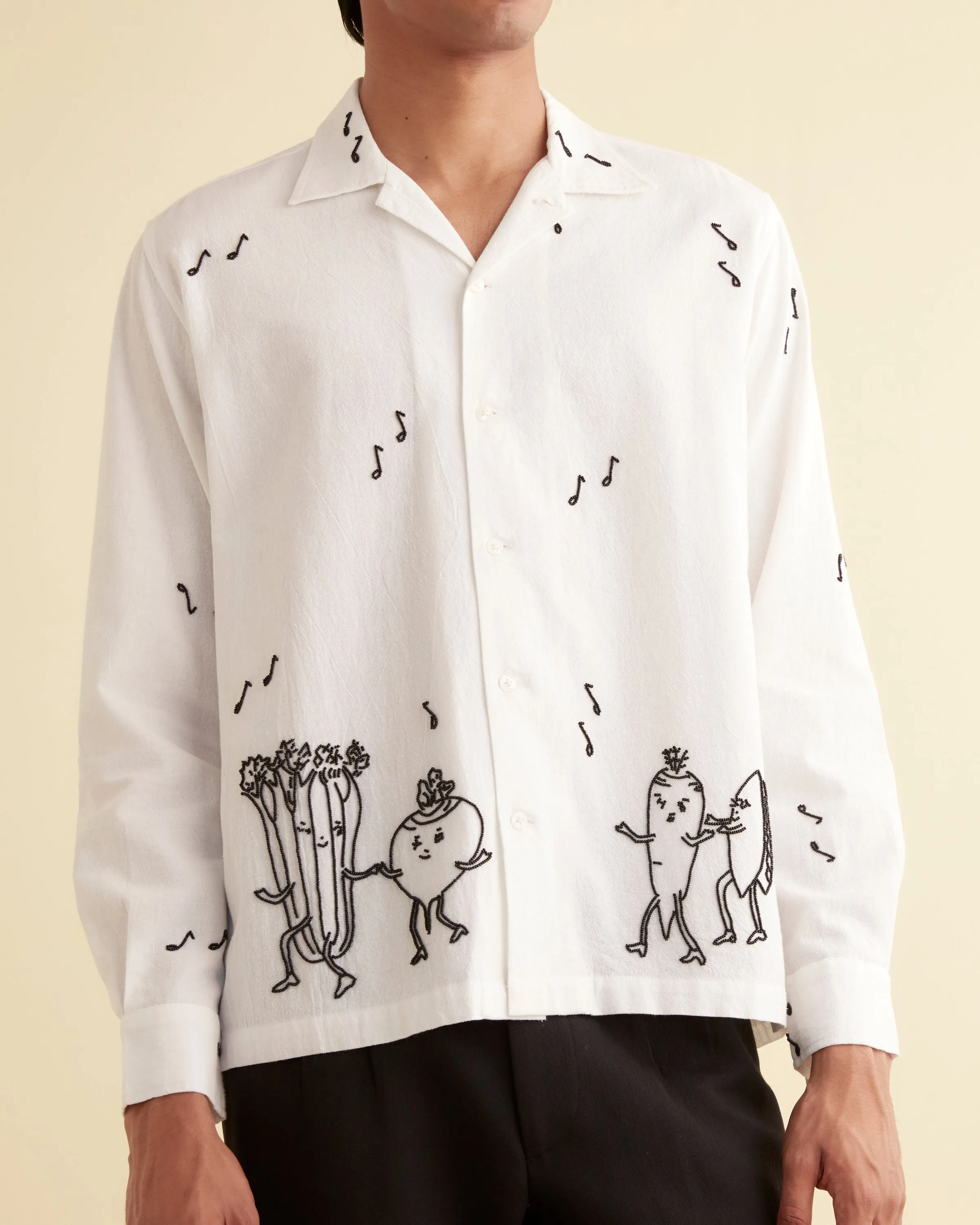 Dancing Pantry Long Sleeve Shirt sold by BODE product image thumbnail 2