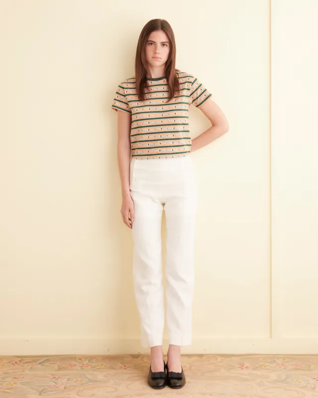 Scottie Jacquard Tee sold by BODE