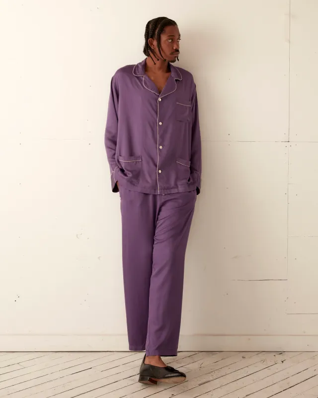 Amethyst Pajama Shirt made by BODE