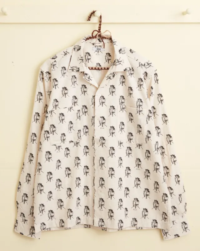 Jumping Jockey Long Sleeve Shirt sold by BODE