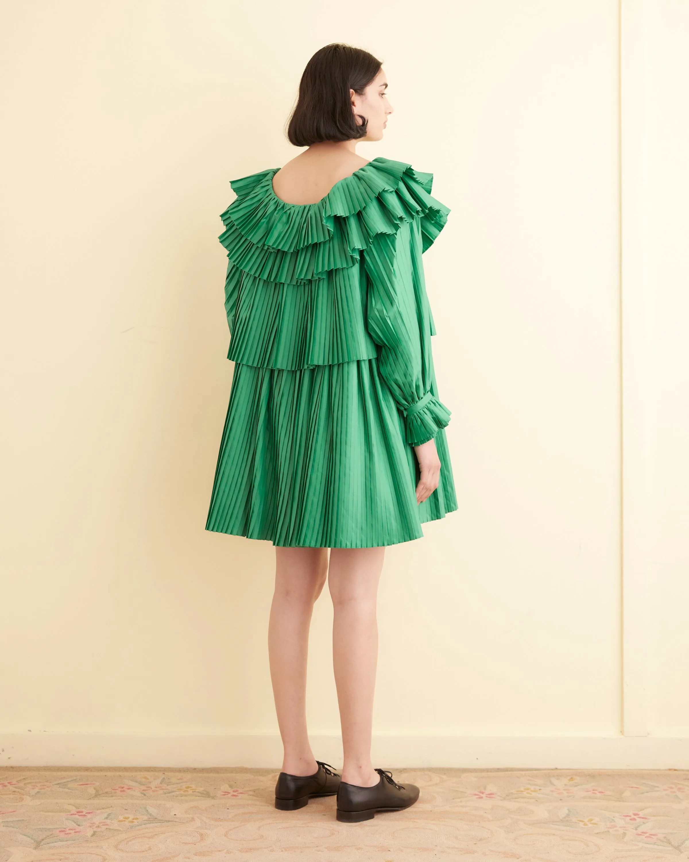 Brunch Dress - Green sold by BODE product image thumbnail 3
