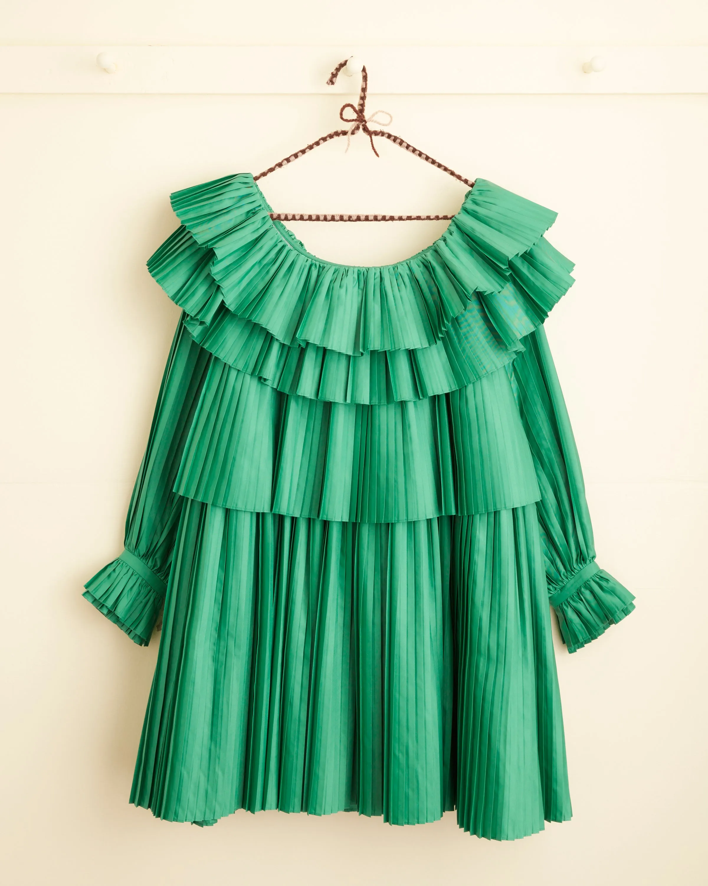 Brunch Dress - Green sold by BODE product image thumbnail 4