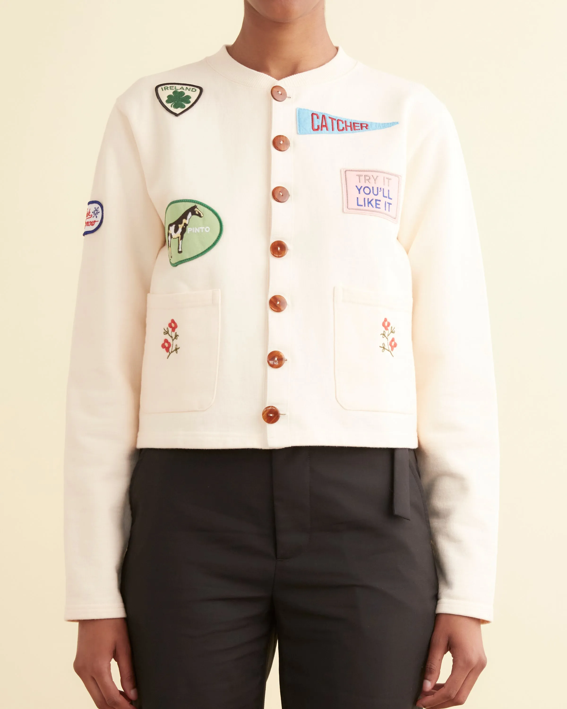 Emblem Patch Cardigan sold by BODE product image thumbnail 2