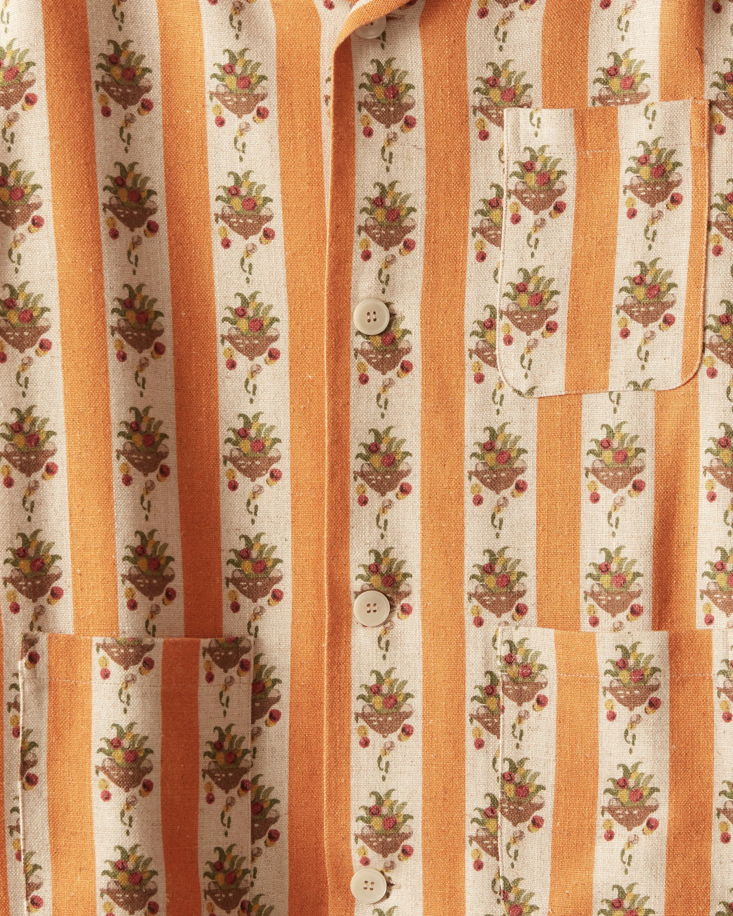 Striped Fruit Bowl Long Sleeve Shirt sold by BODE product image thumbnail 3