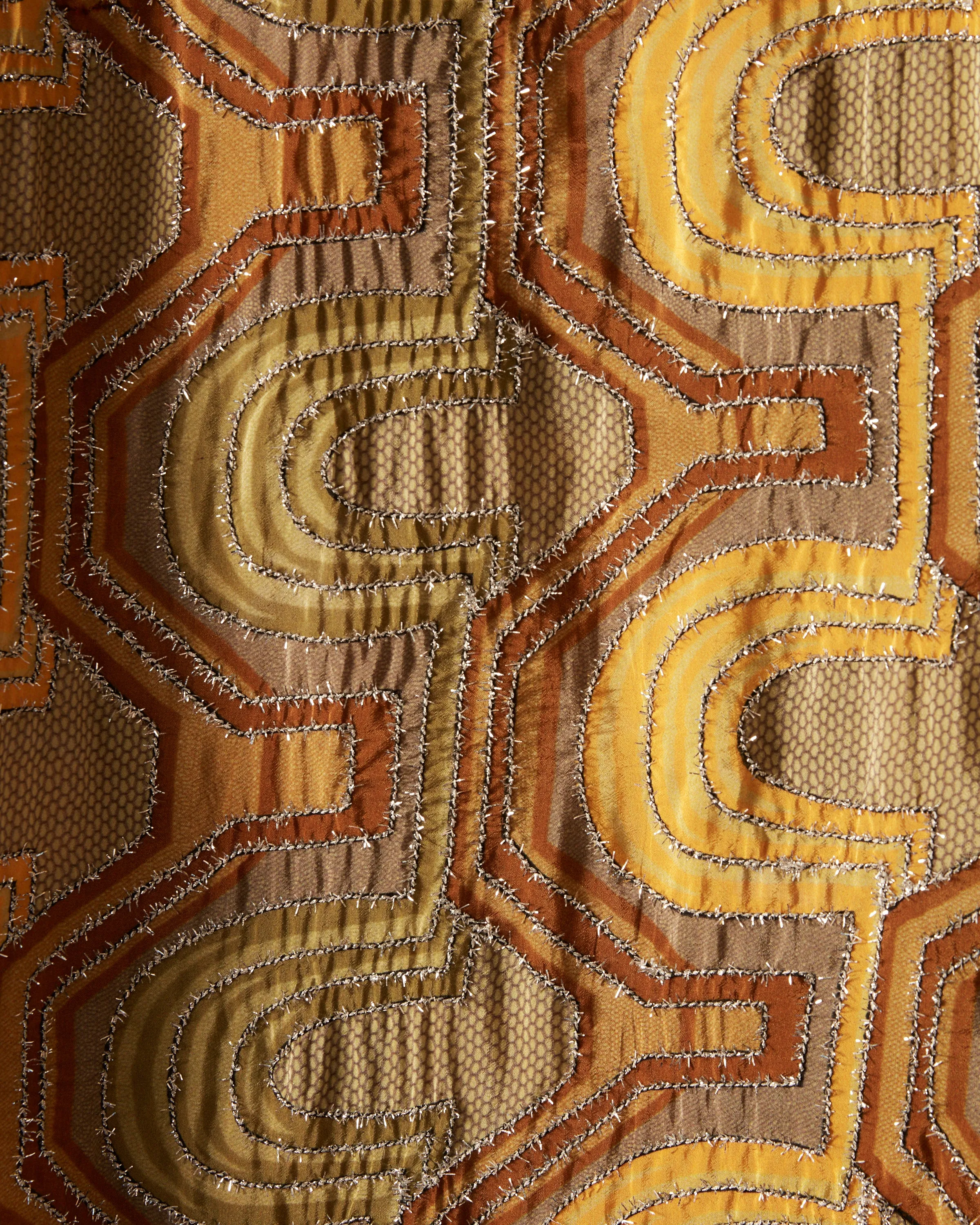 Disco Tinsel Long Sleeve Shirt sold by BODE product image thumbnail 3