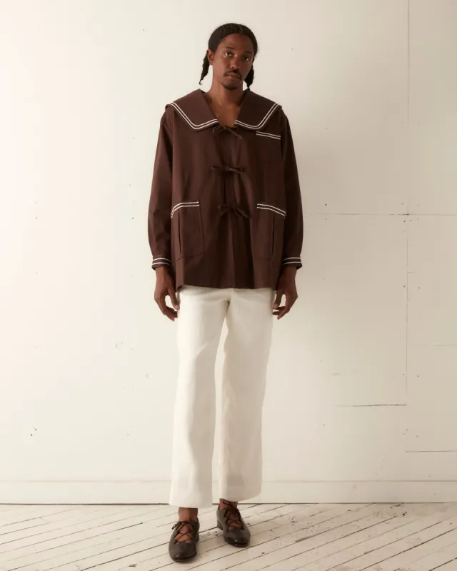 Sailor Coat - Brown sold by BODE