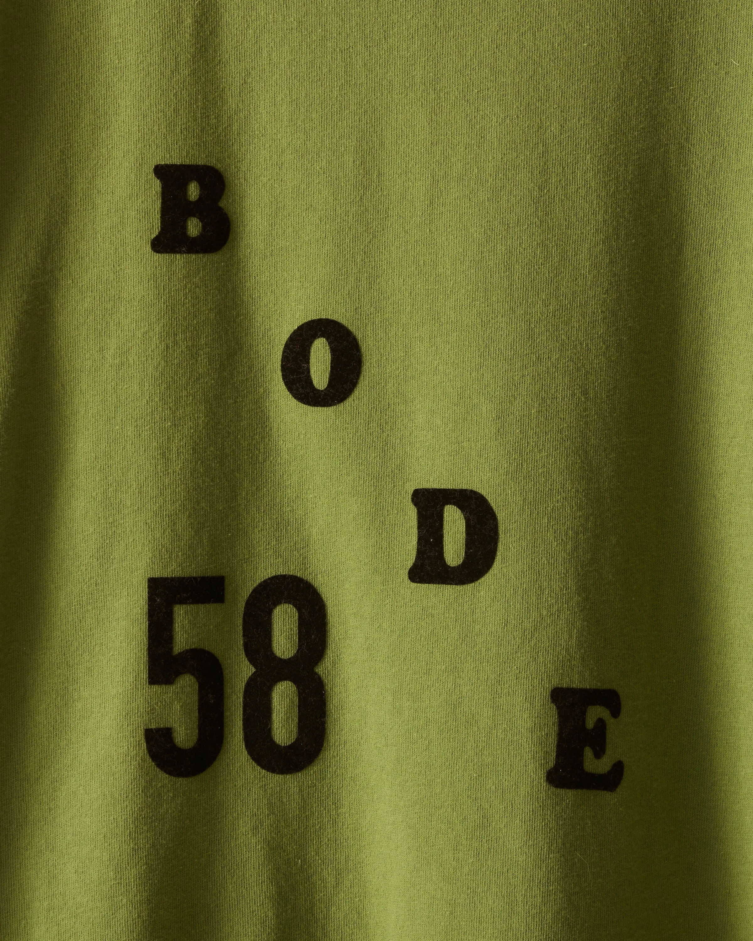 Flocked Bode Tee - Green sold by BODE product image thumbnail 2