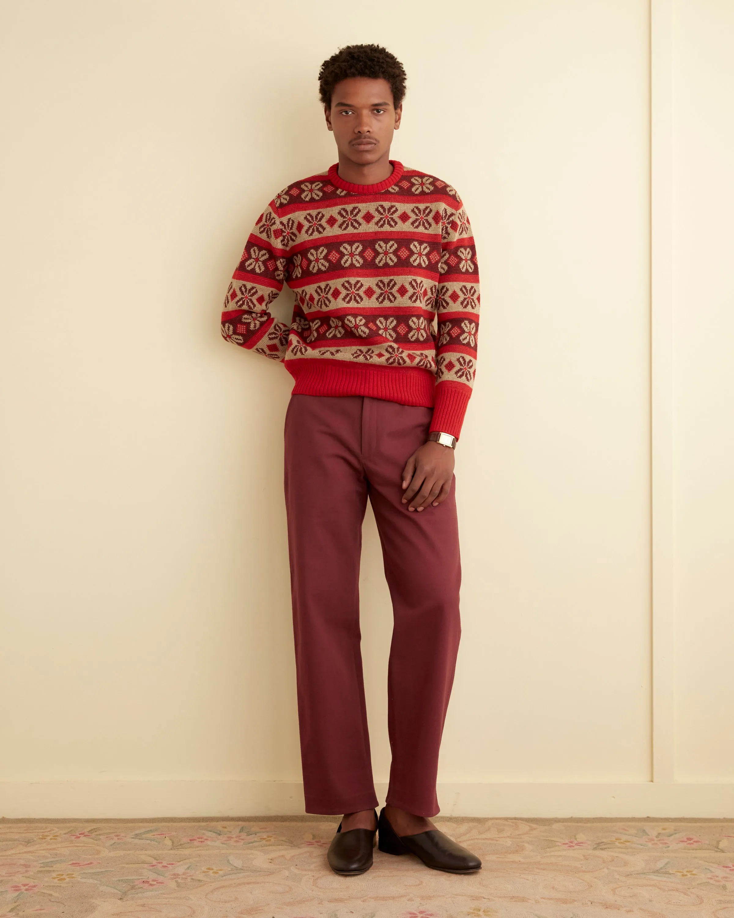 Begonia Stripe Sweater sold by BODE