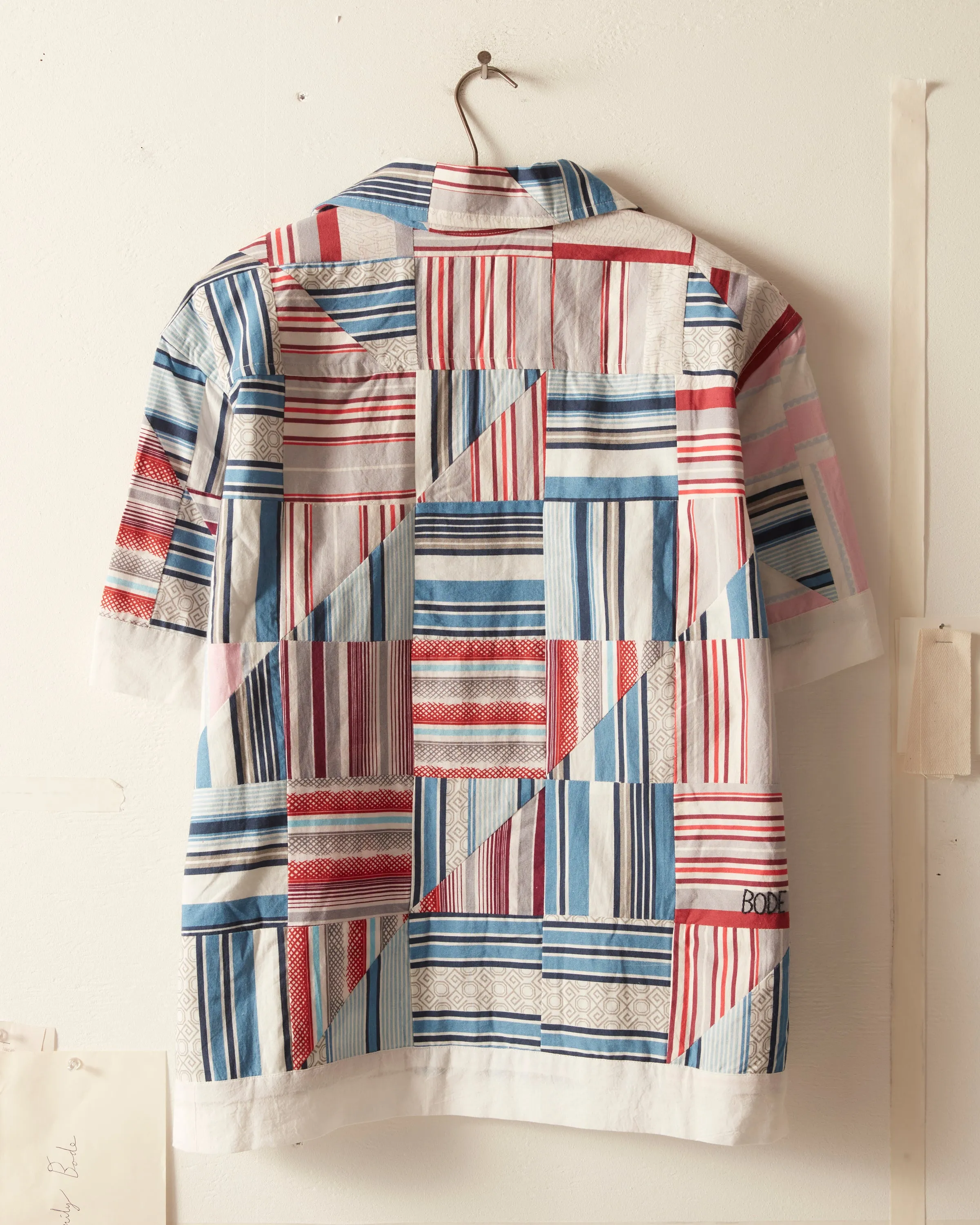 Patchwork Oxford Short Sleeve Shirt sold by BODE product image thumbnail 5