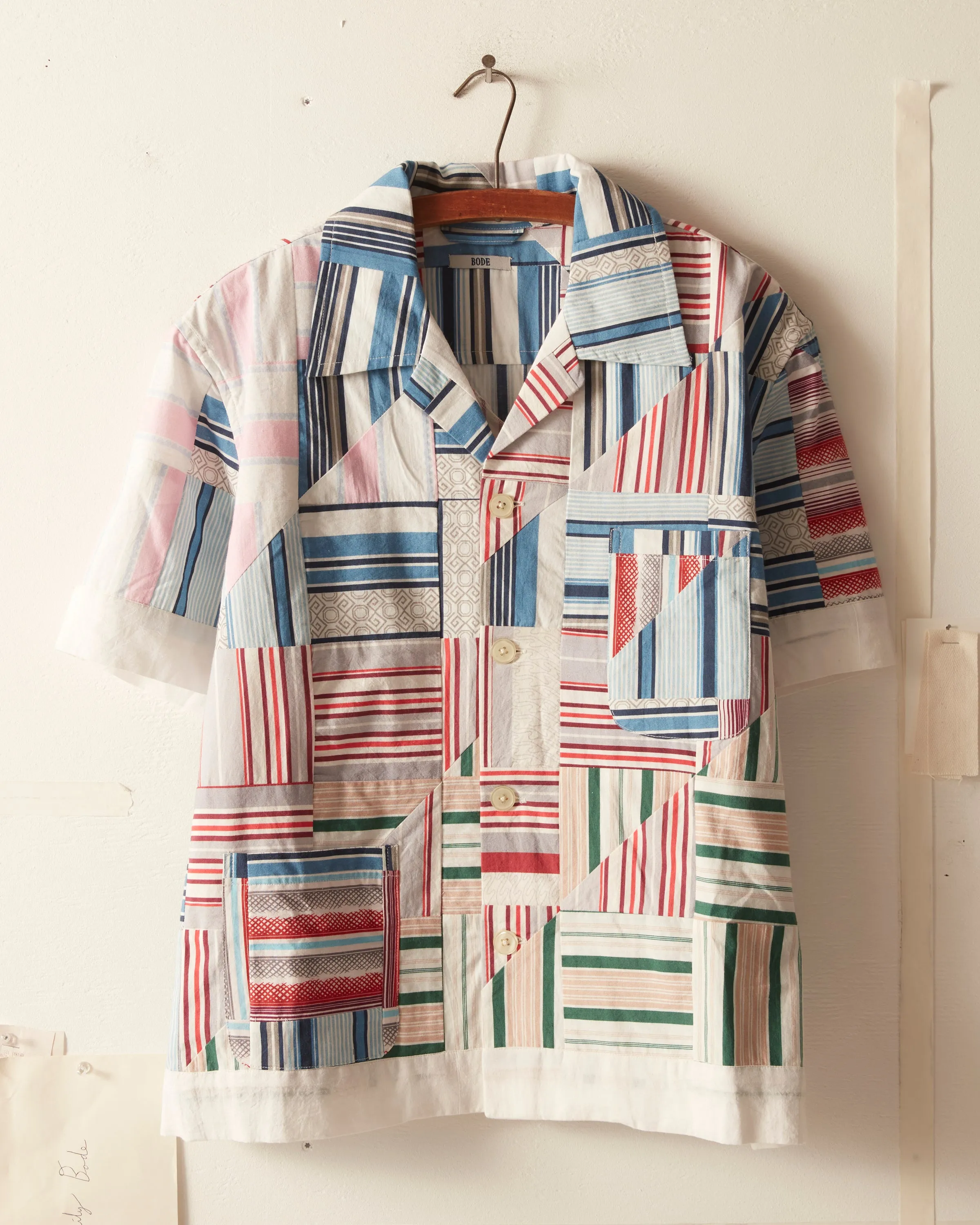Patchwork Oxford Short Sleeve Shirt sold by BODE product image thumbnail 2