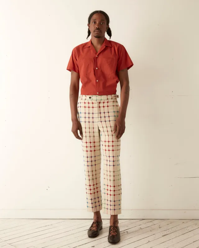 Dobby Weave Trousers sold by BODE