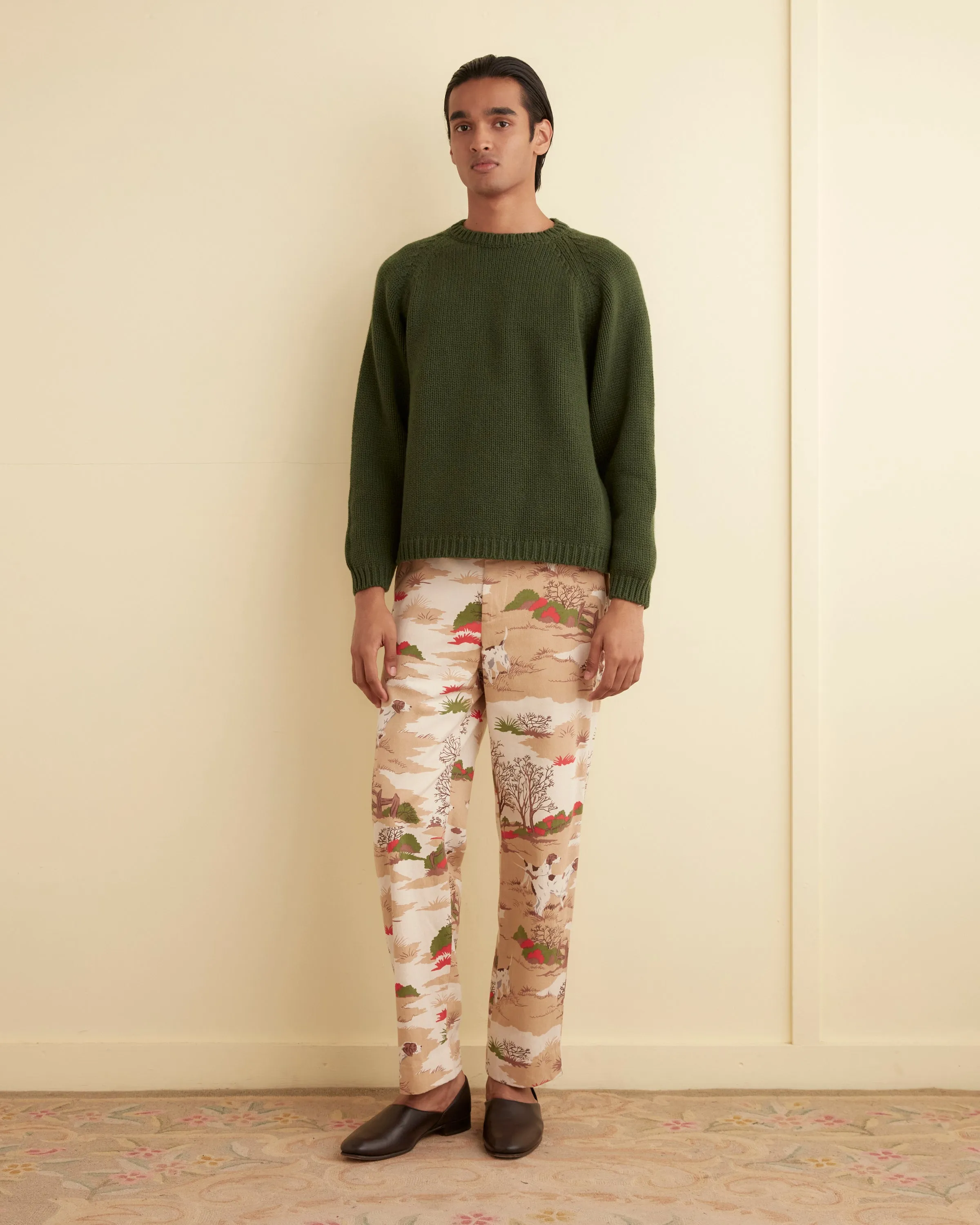 Pointing Dog Trousers sold by BODE