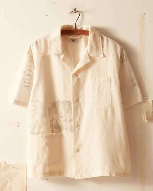 Turkey Feedsack Shirt - S/M made by BODE