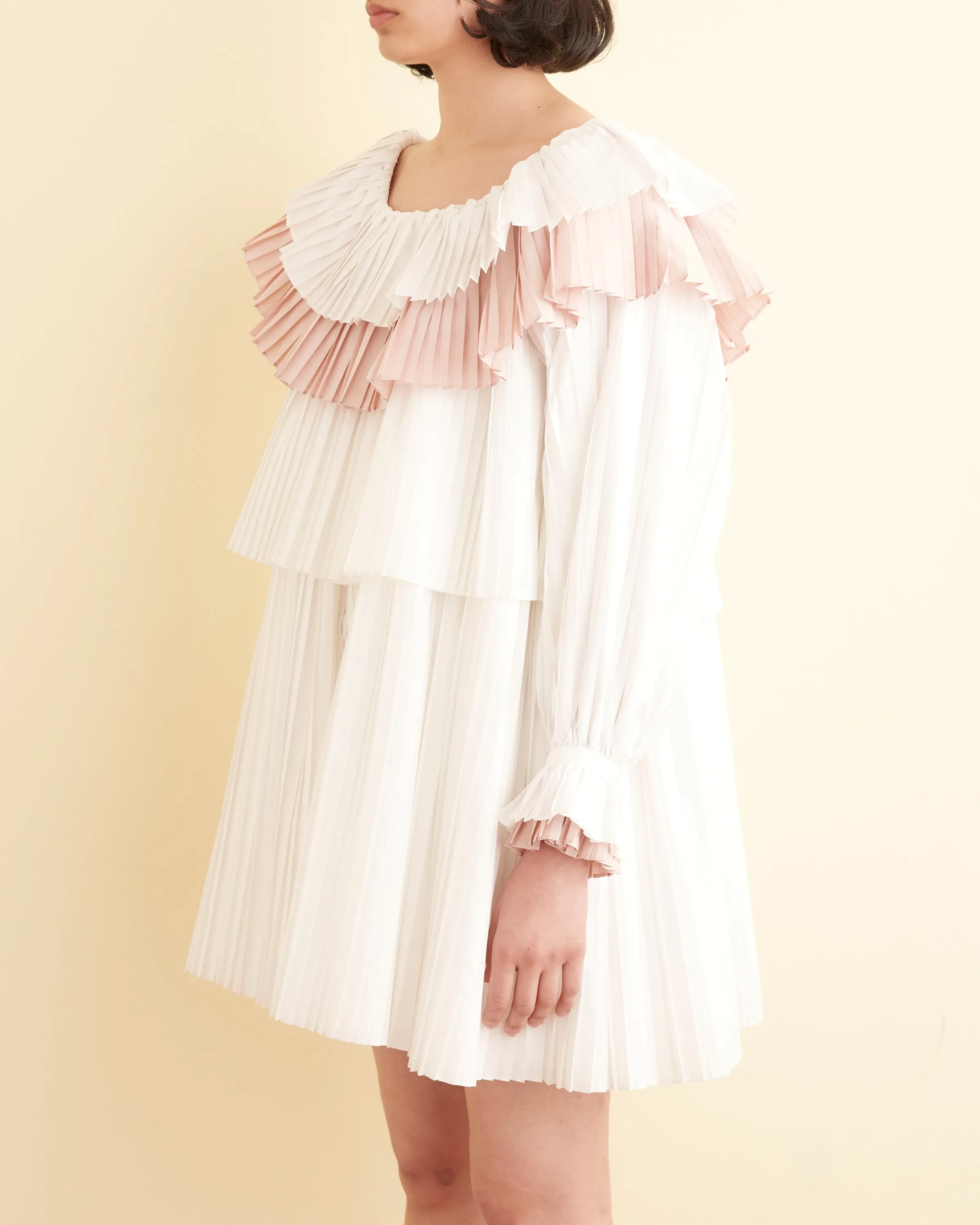 Brunch Dress - Pink/White sold by BODE product image thumbnail 2