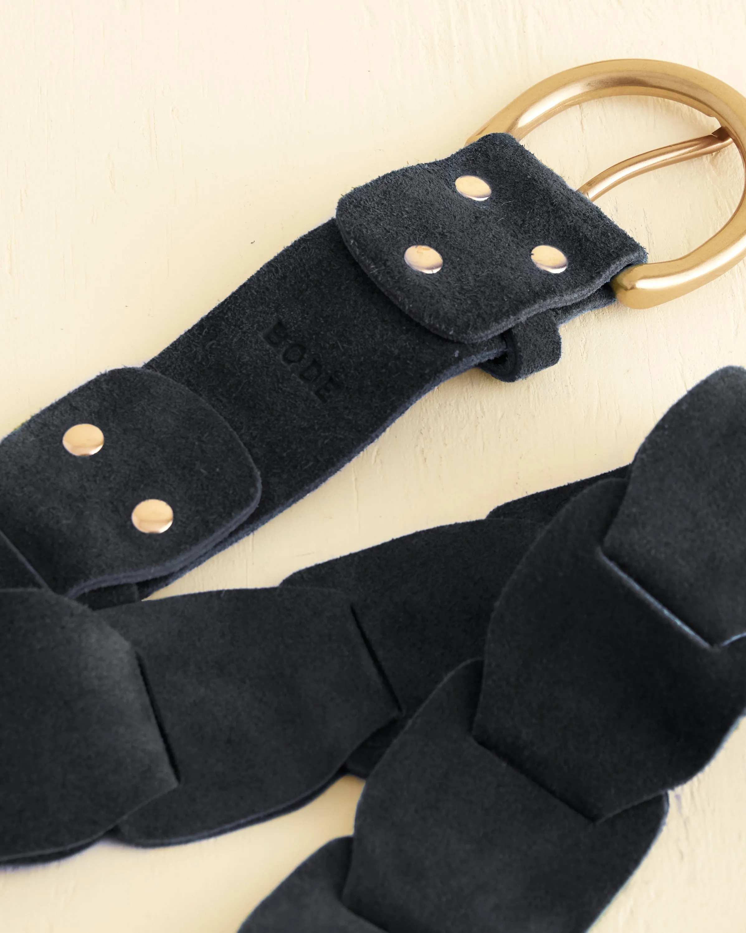 Suede Link Belt - Navy sold by BODE product image thumbnail 2
