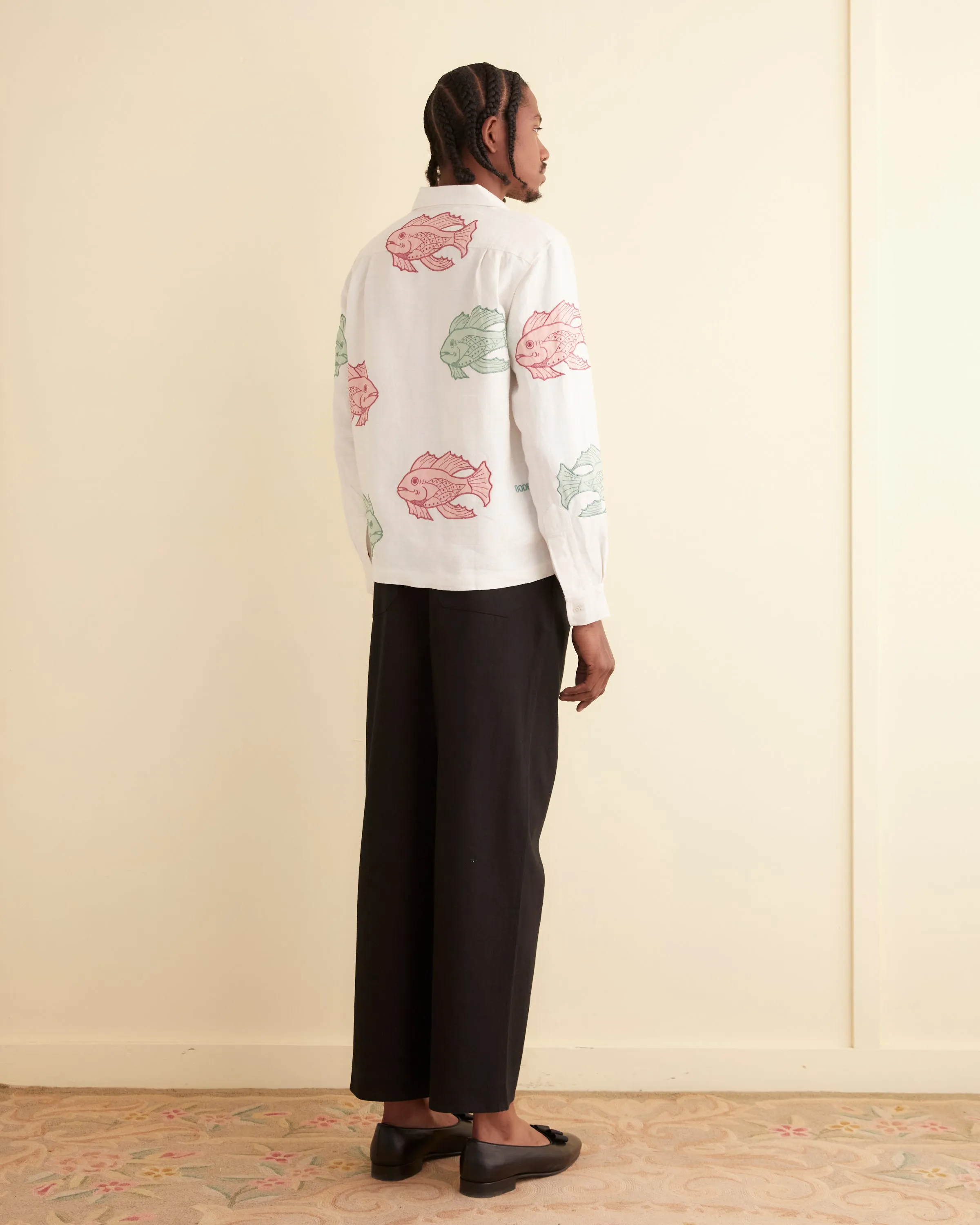 Piscine Appliqué Long Sleeve Shirt sold by BODE product image thumbnail 3