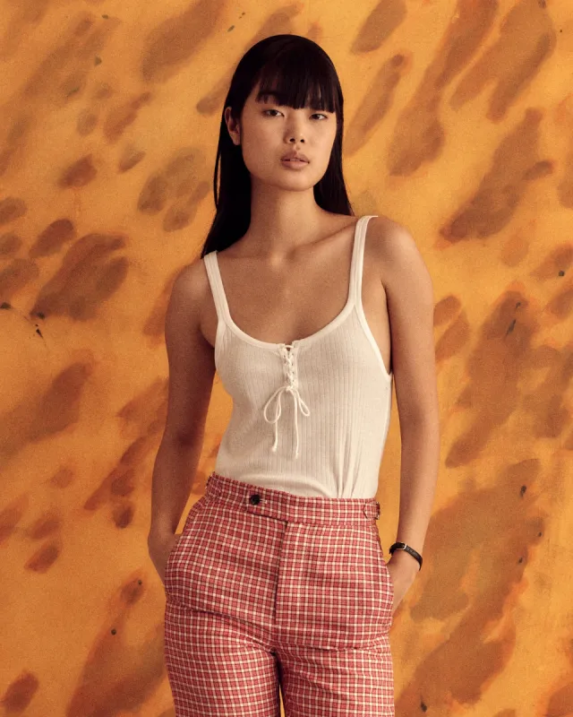 Rose Check Trousers - 26 sold by BODE