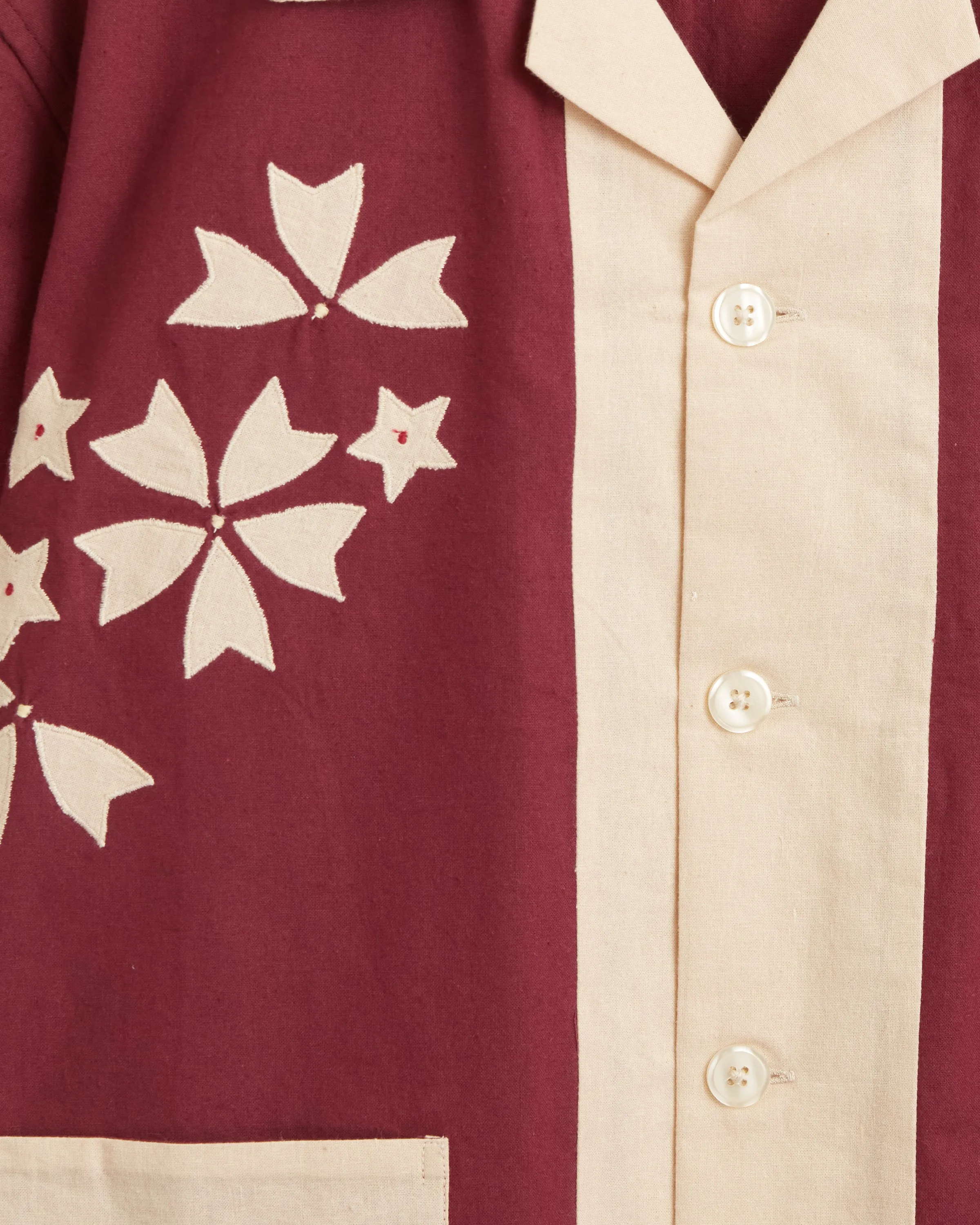 Moonflower Appliqué Short Sleeve Shirt sold by BODE product image thumbnail 2