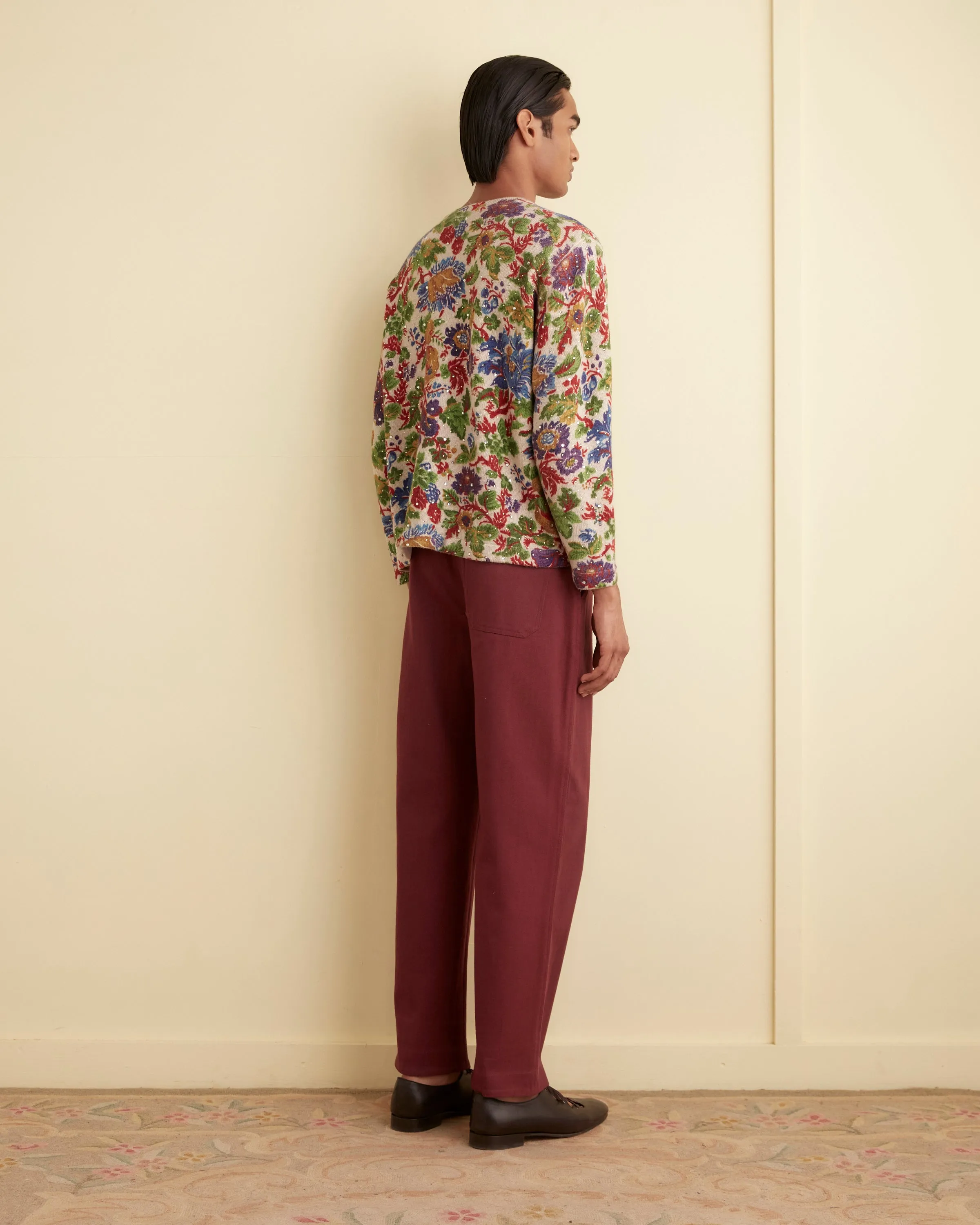 Beaded Floral Cardigan sold by BODE product image thumbnail 3